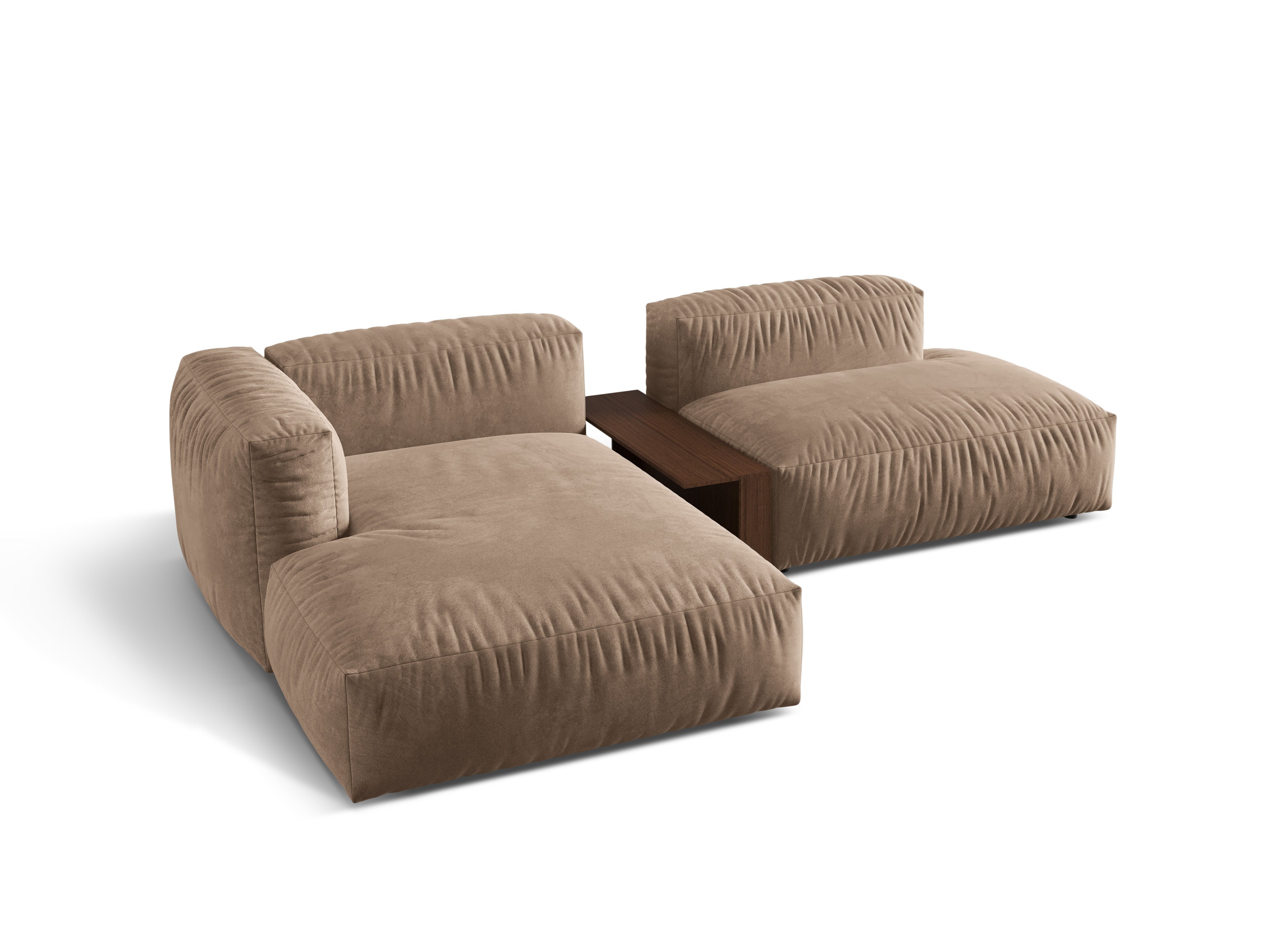 Ecksofa Martina, 285x176cm, Material: Samt