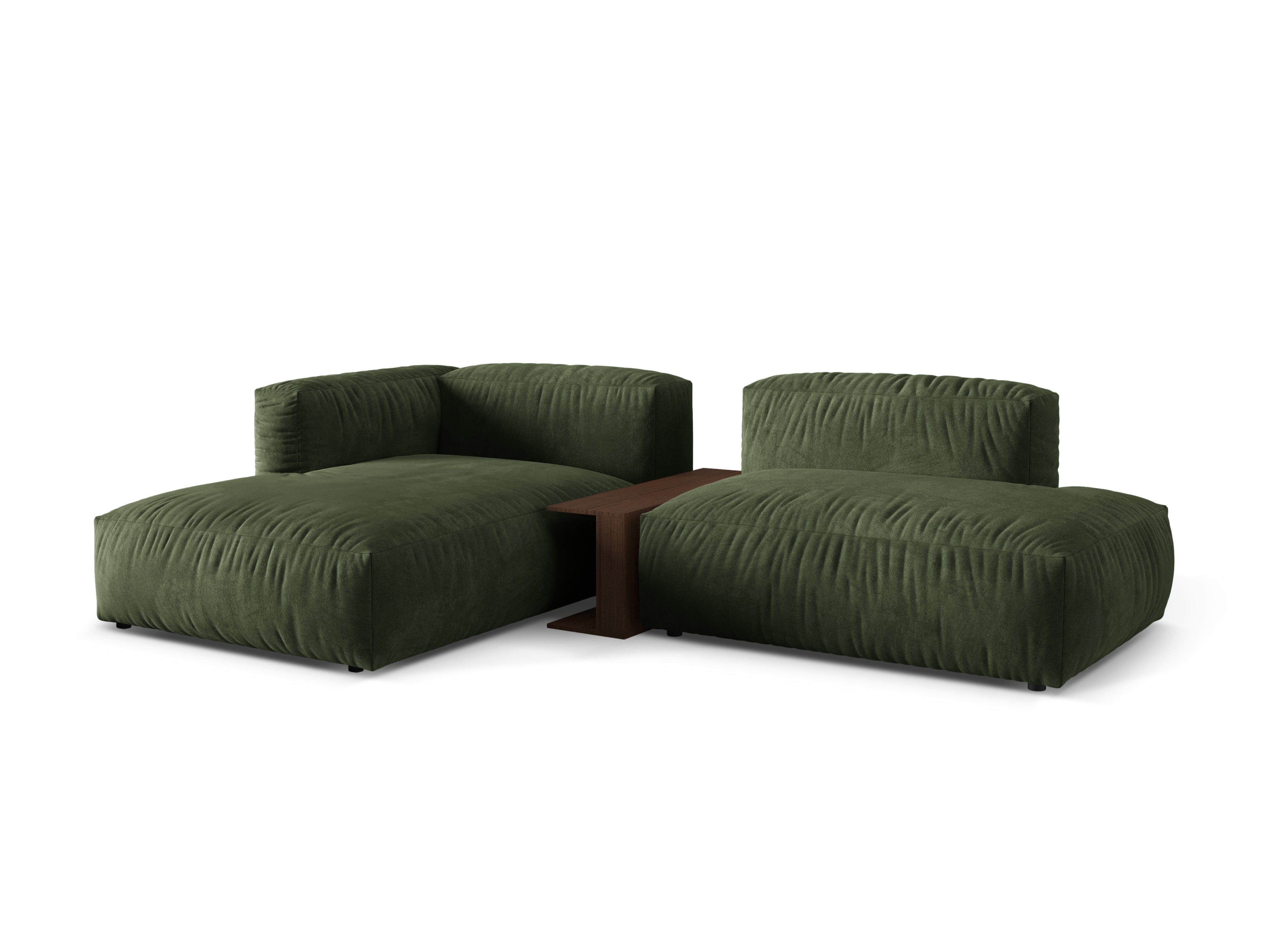 Ecksofa Martina, 285x176cm, Material: Samt