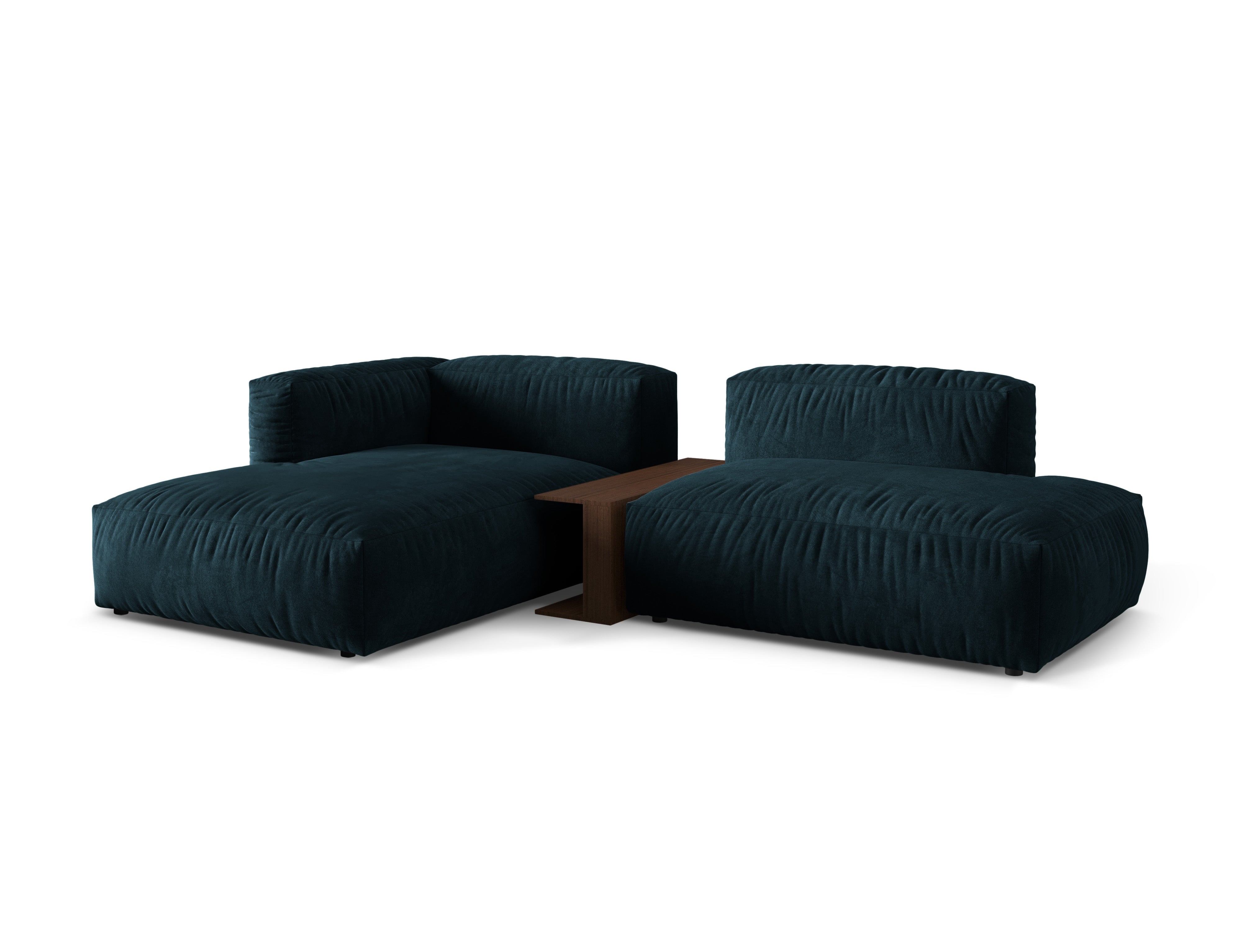 Ecksofa Martina, 285x176cm, Material: Samt