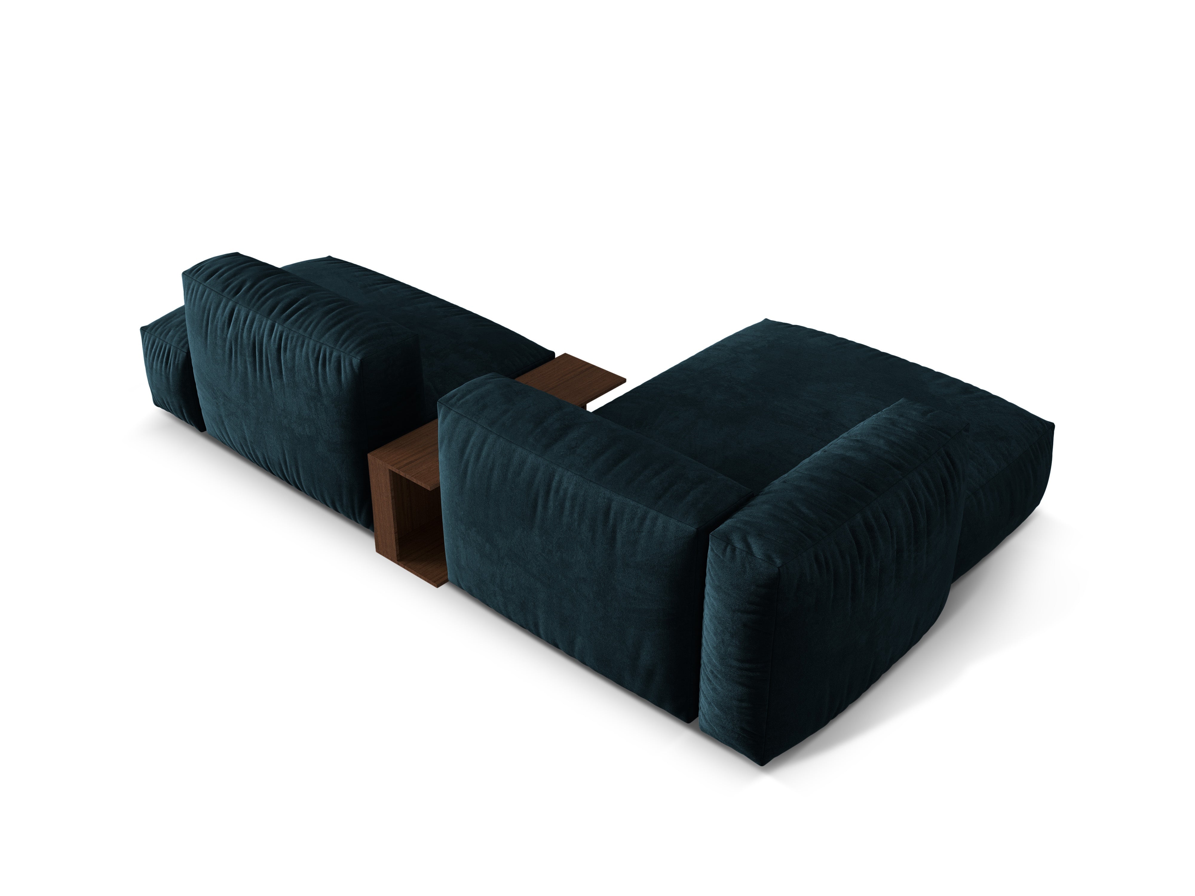 Ecksofa Martina, 285x176cm, Material: Samt