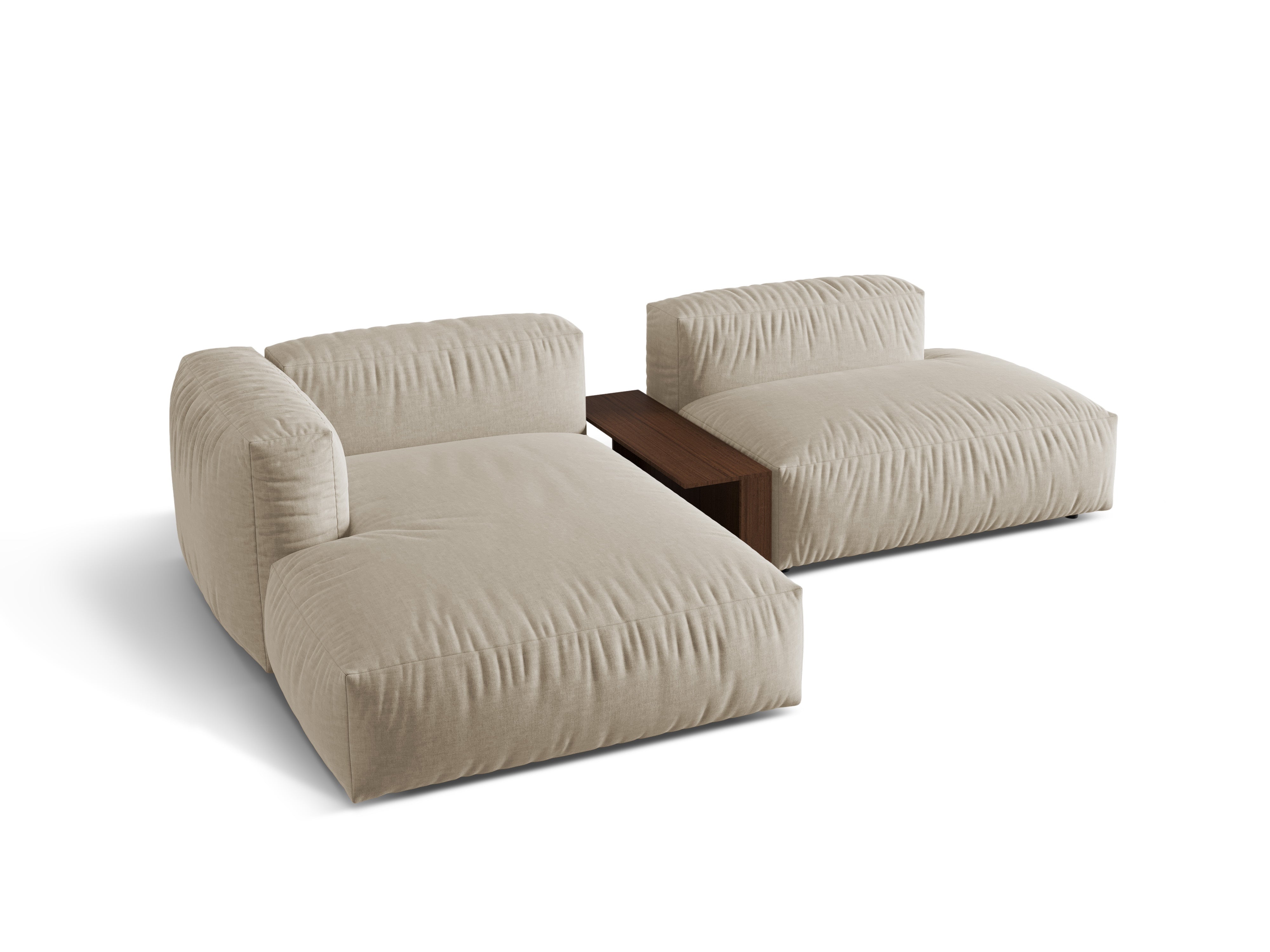 Ecksofa Martina, 285x176cm, Material: Strukturstoff