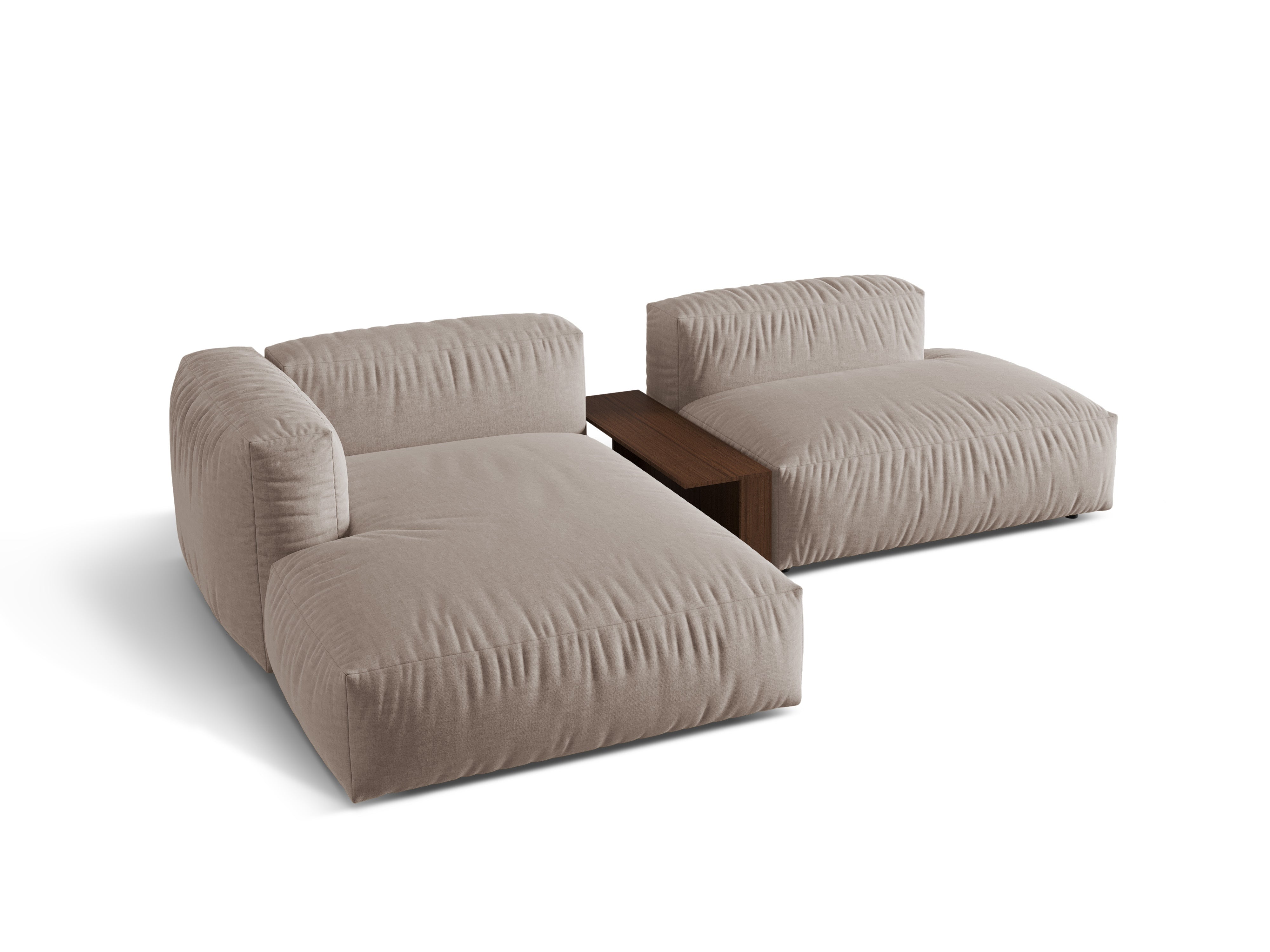Ecksofa Martina, 285x176cm, Material: Strukturstoff