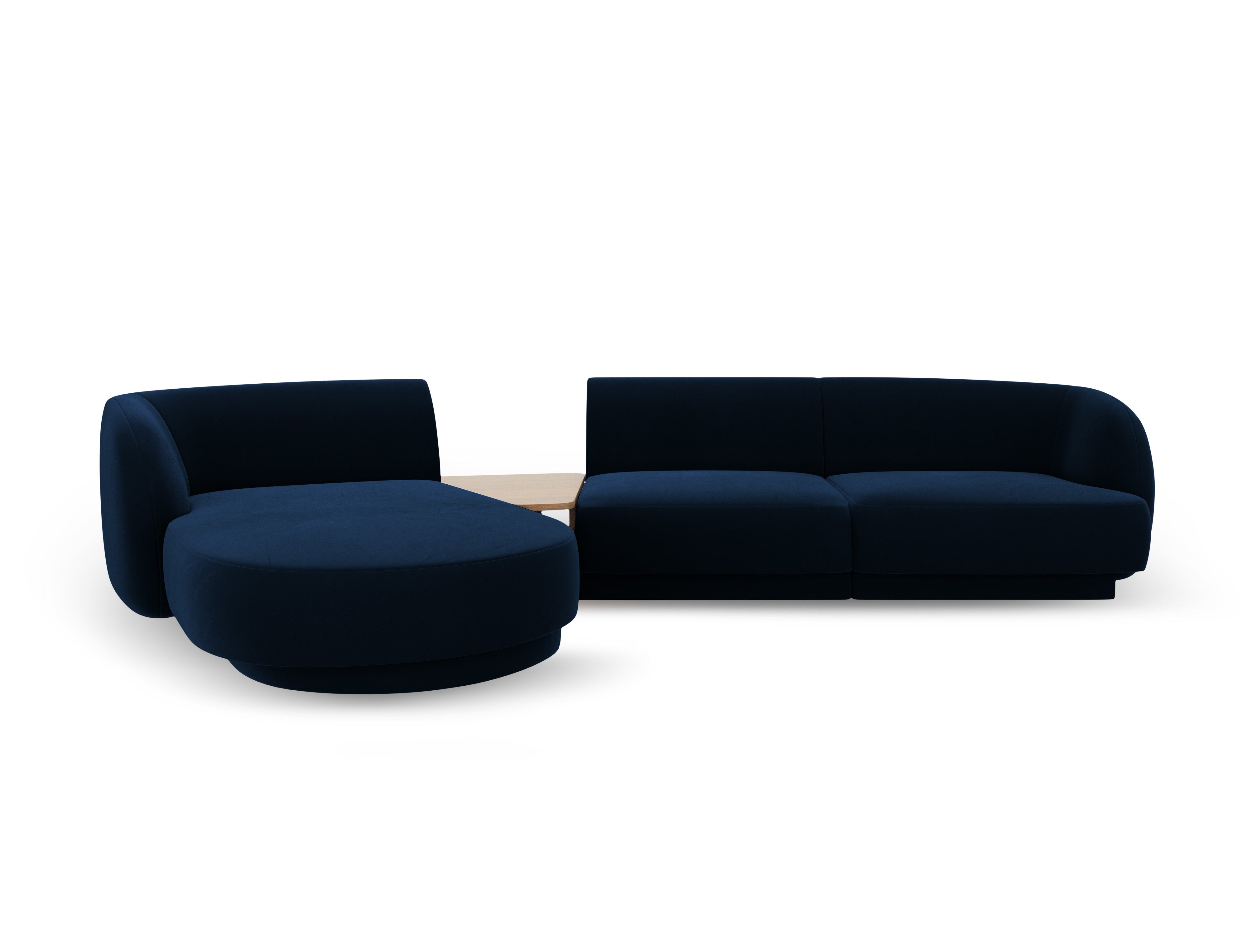Ecksofa Miley 303x178cm, Material: Samt