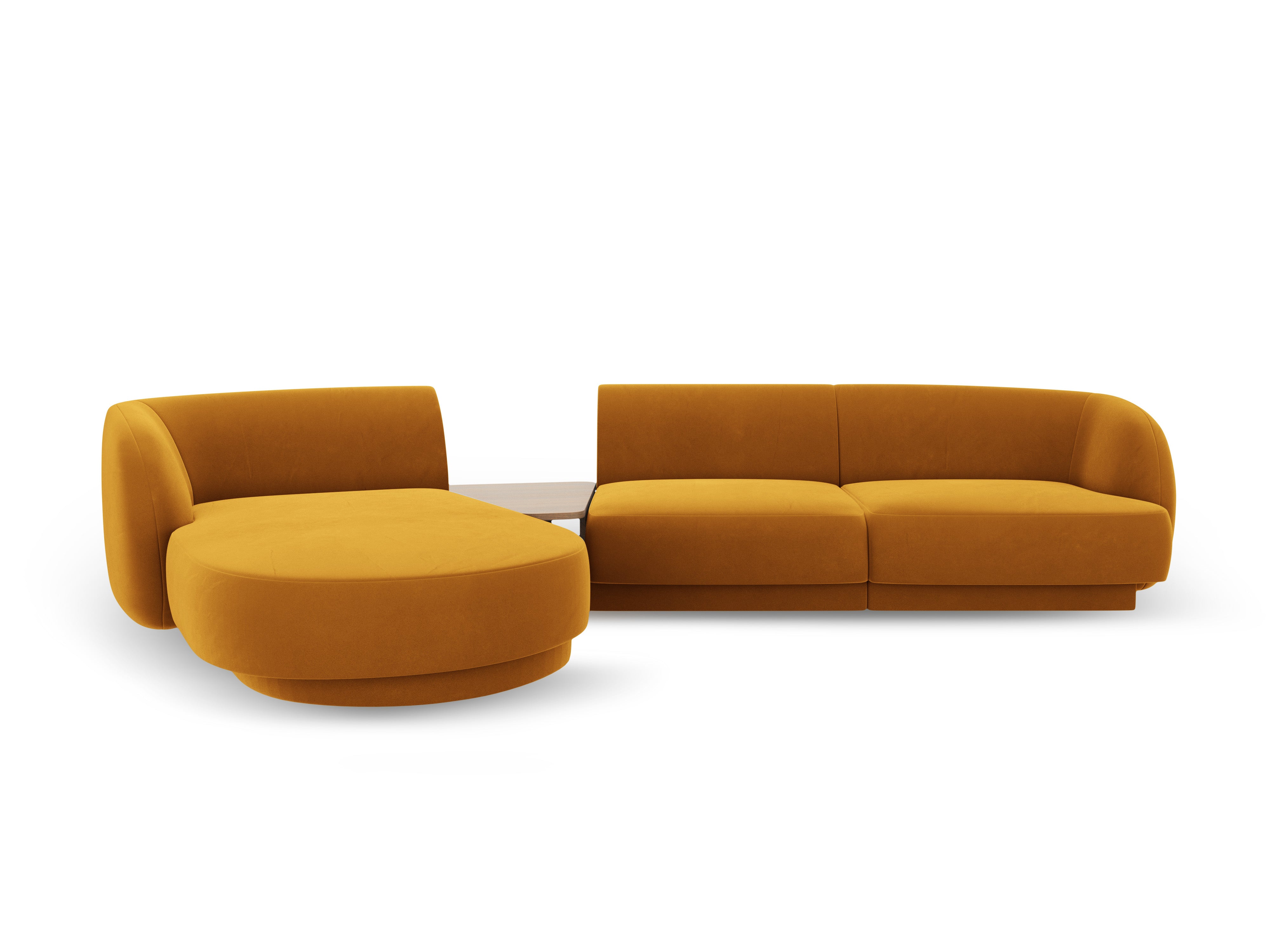 Ecksofa Miley 303x178cm, Material: Samt
