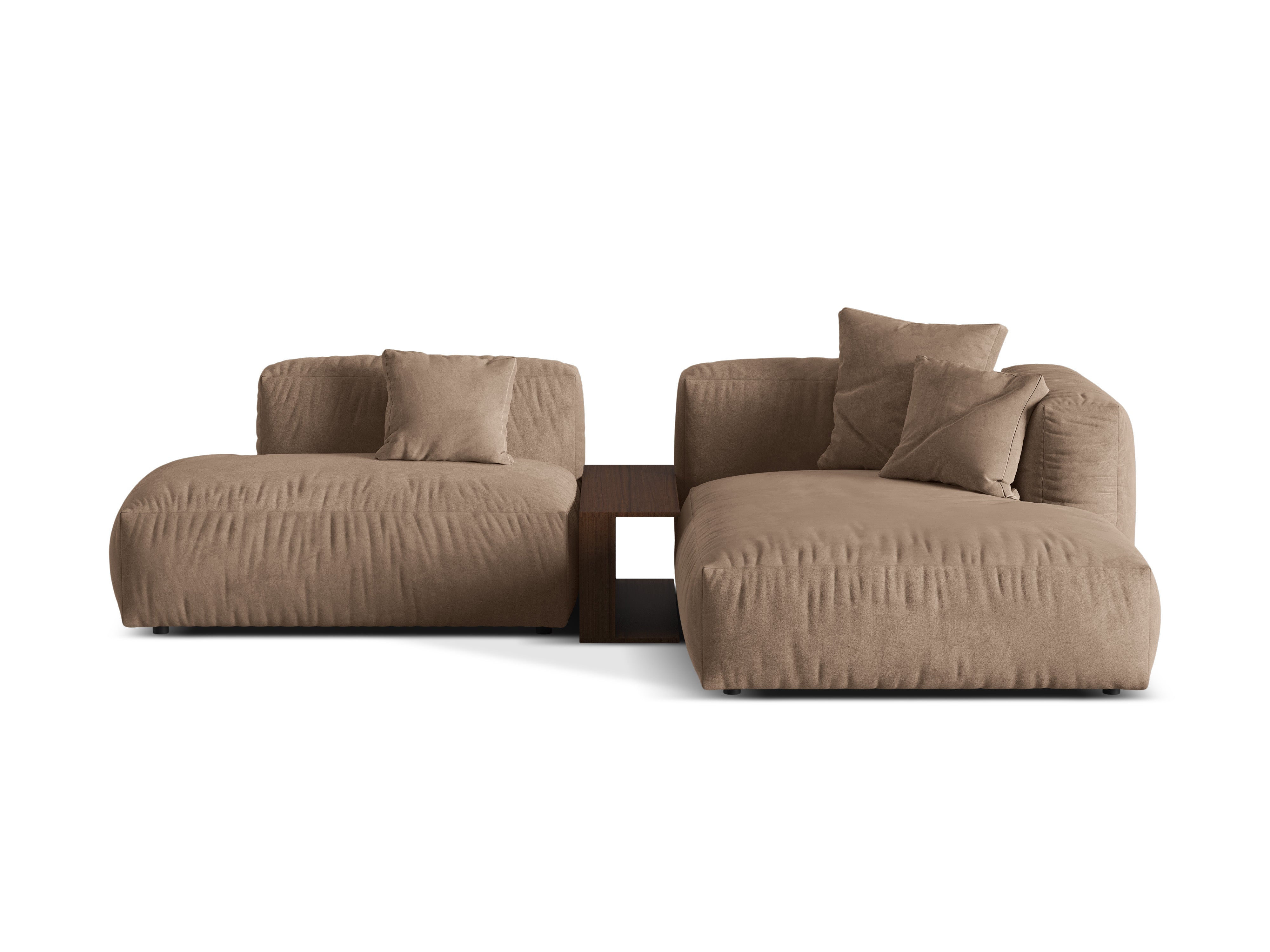 Ecksofa Martina, 285x176cm, Material: Samt