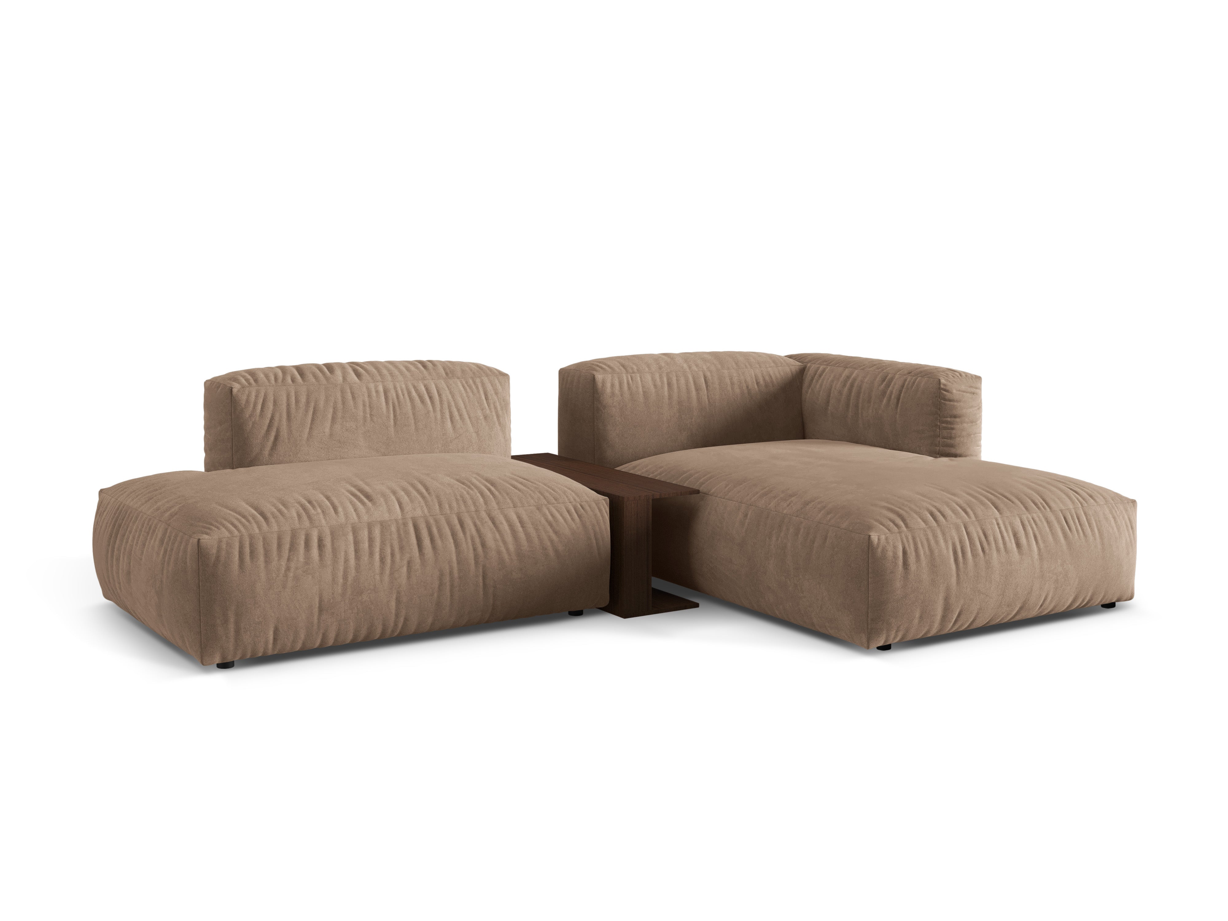 Ecksofa Martina, 285x176cm, Material: Samt