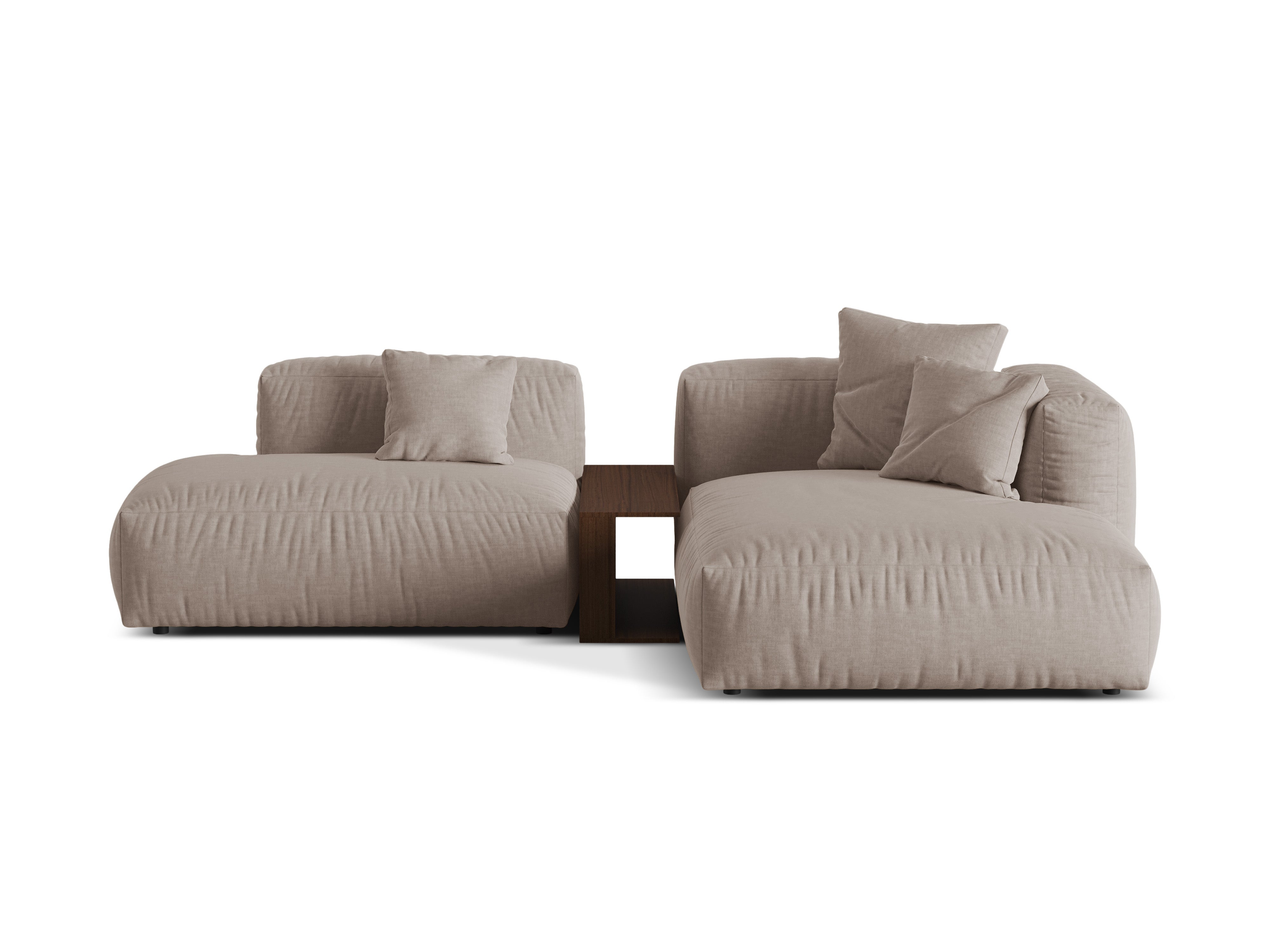 Ecksofa Martina, 285x176cm, Material: Strukturstoff