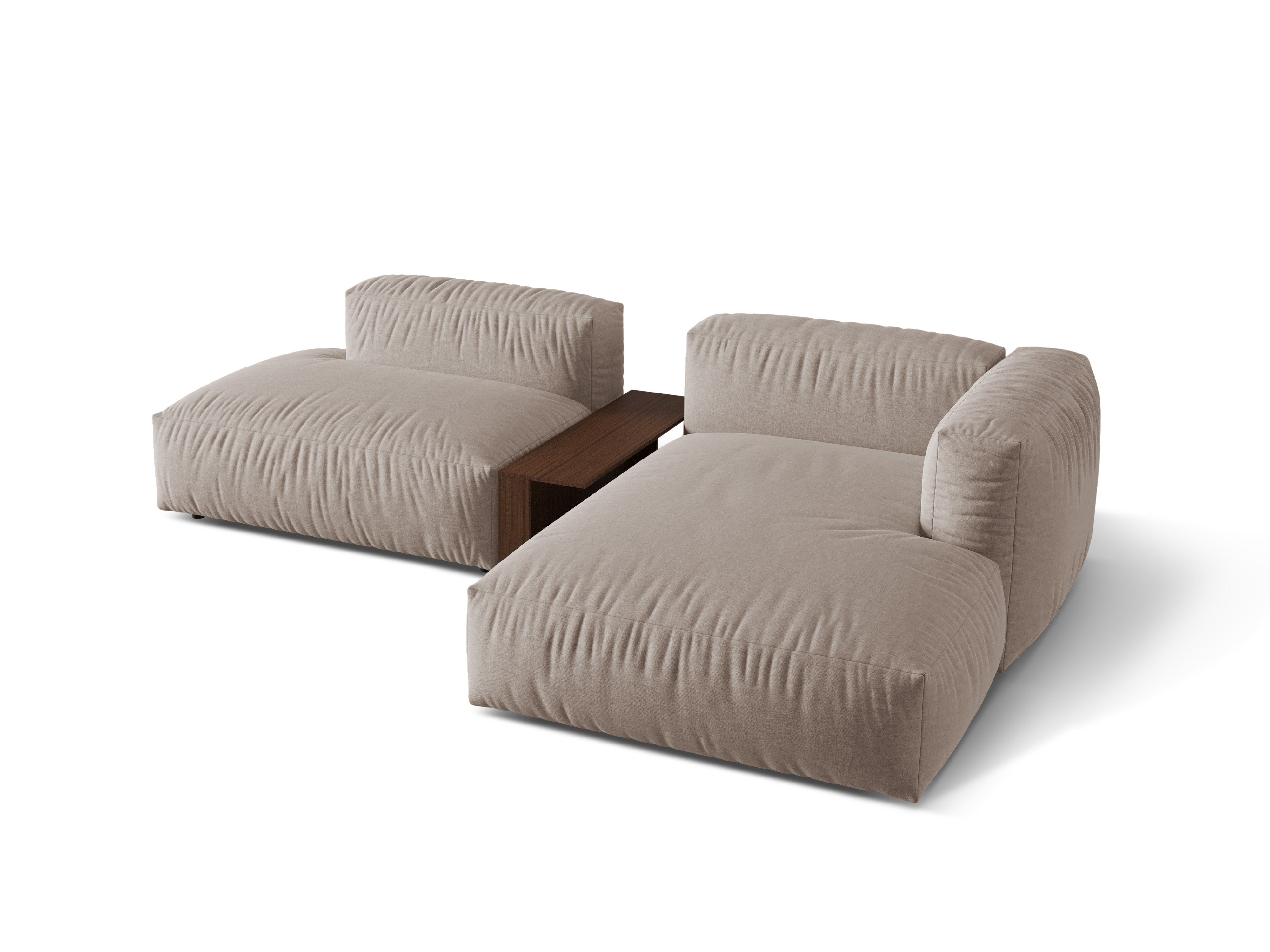 Ecksofa Martina, 285x176cm, Material: Strukturstoff