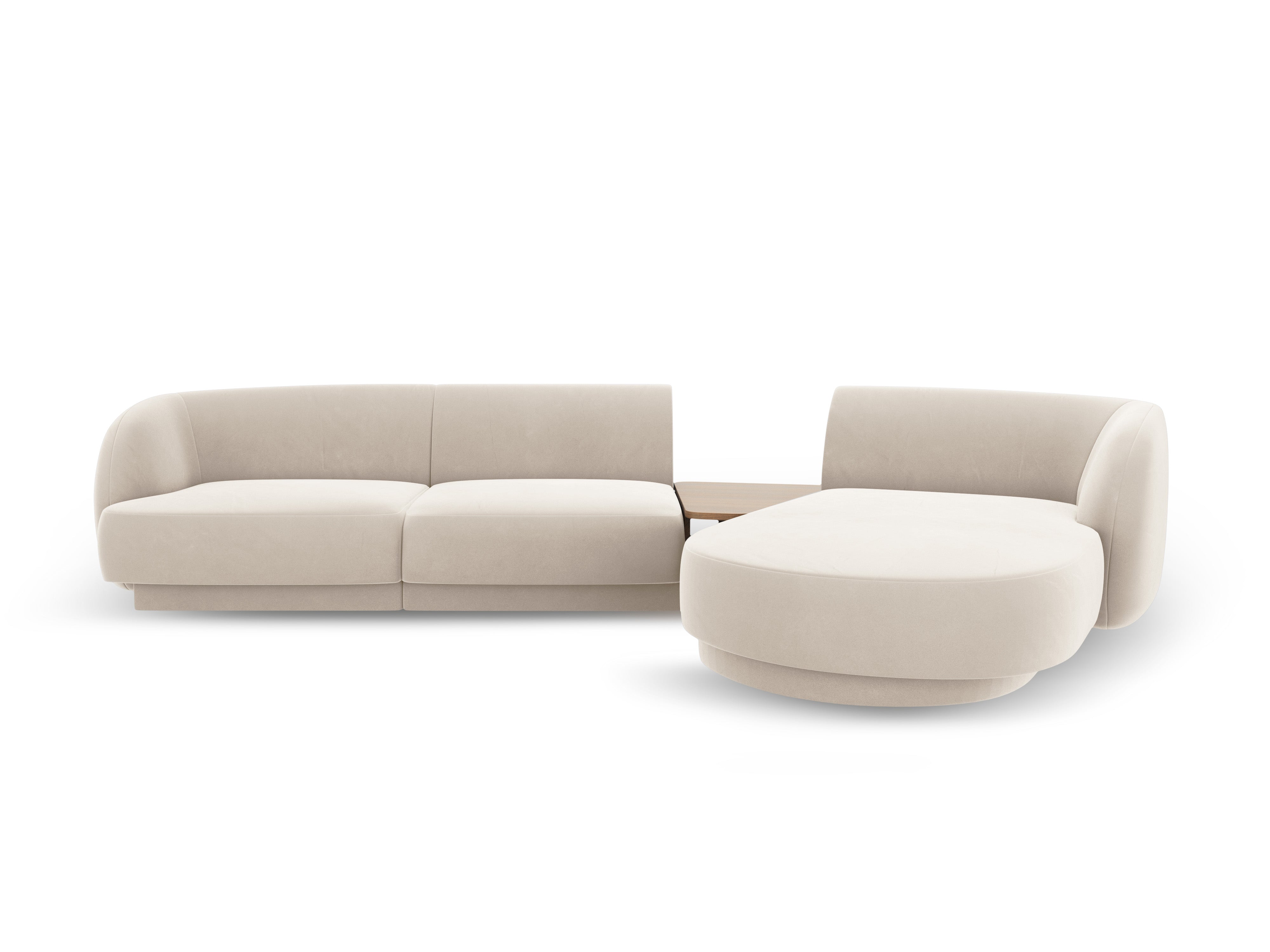Ecksofa Miley 303x178cm, Material: Samt