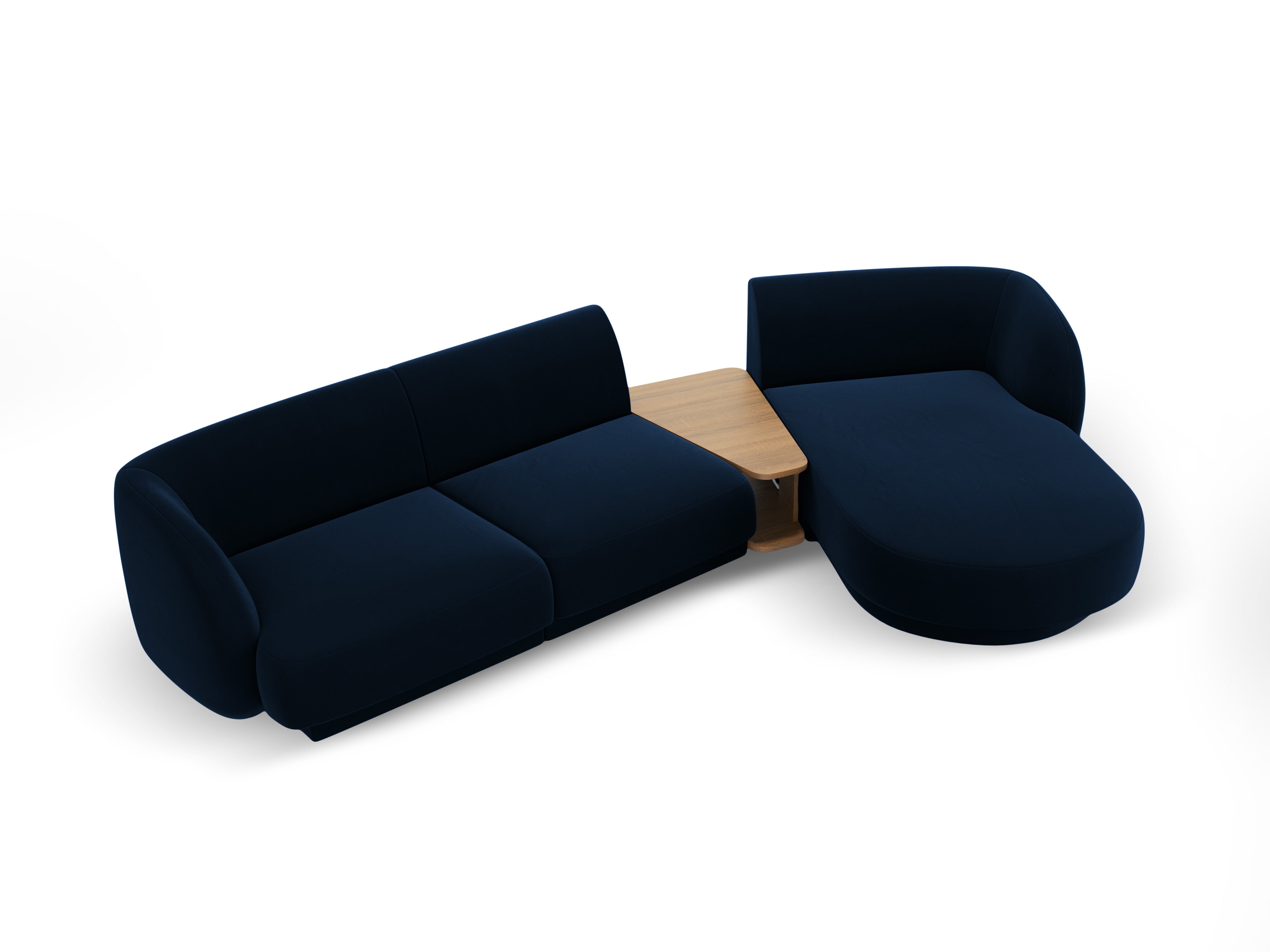Ecksofa Miley 303x178cm, Material: Samt