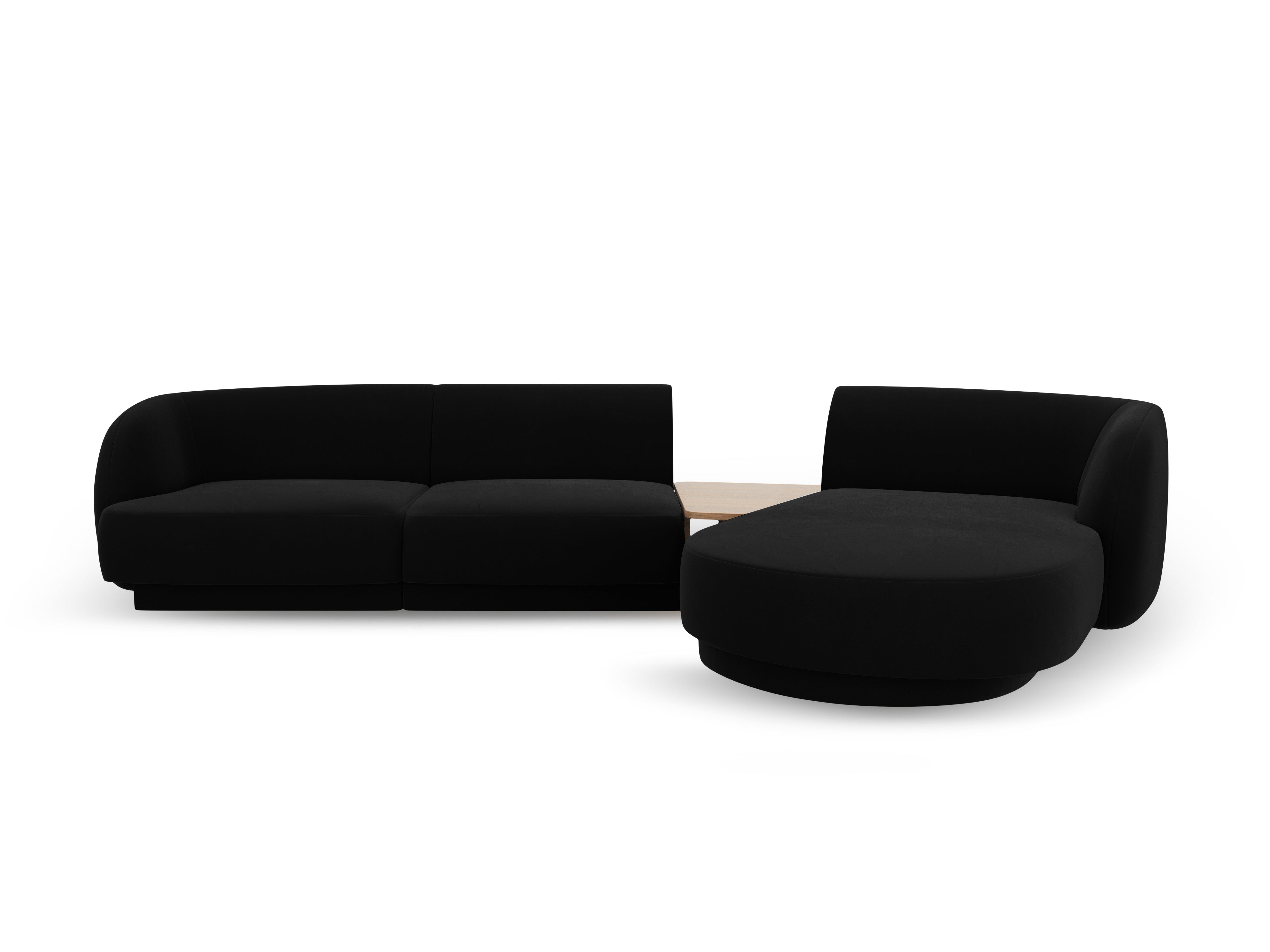Ecksofa Miley 303x178cm, Material: Samt