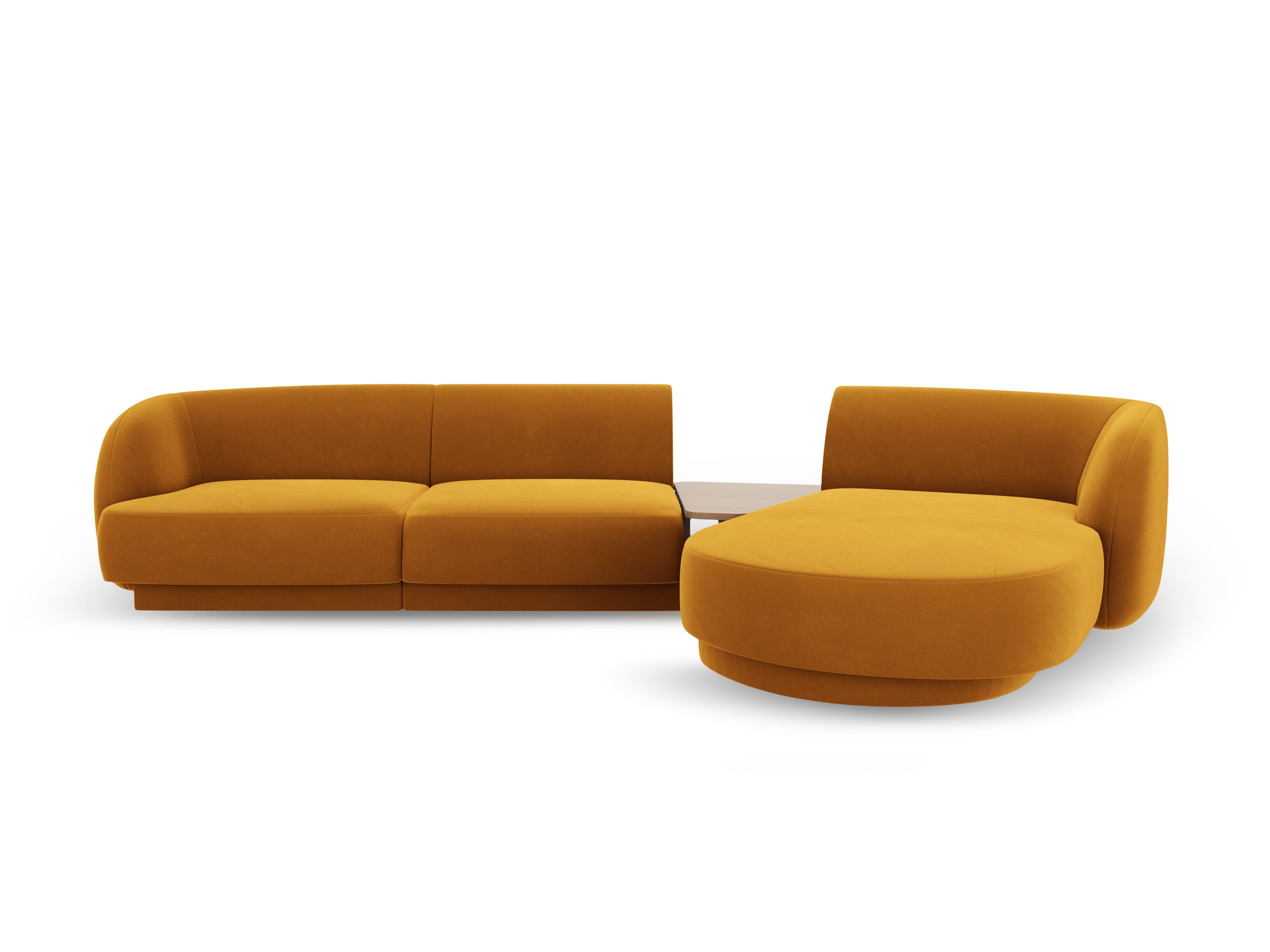 Ecksofa Miley 303x178cm, Material: Samt