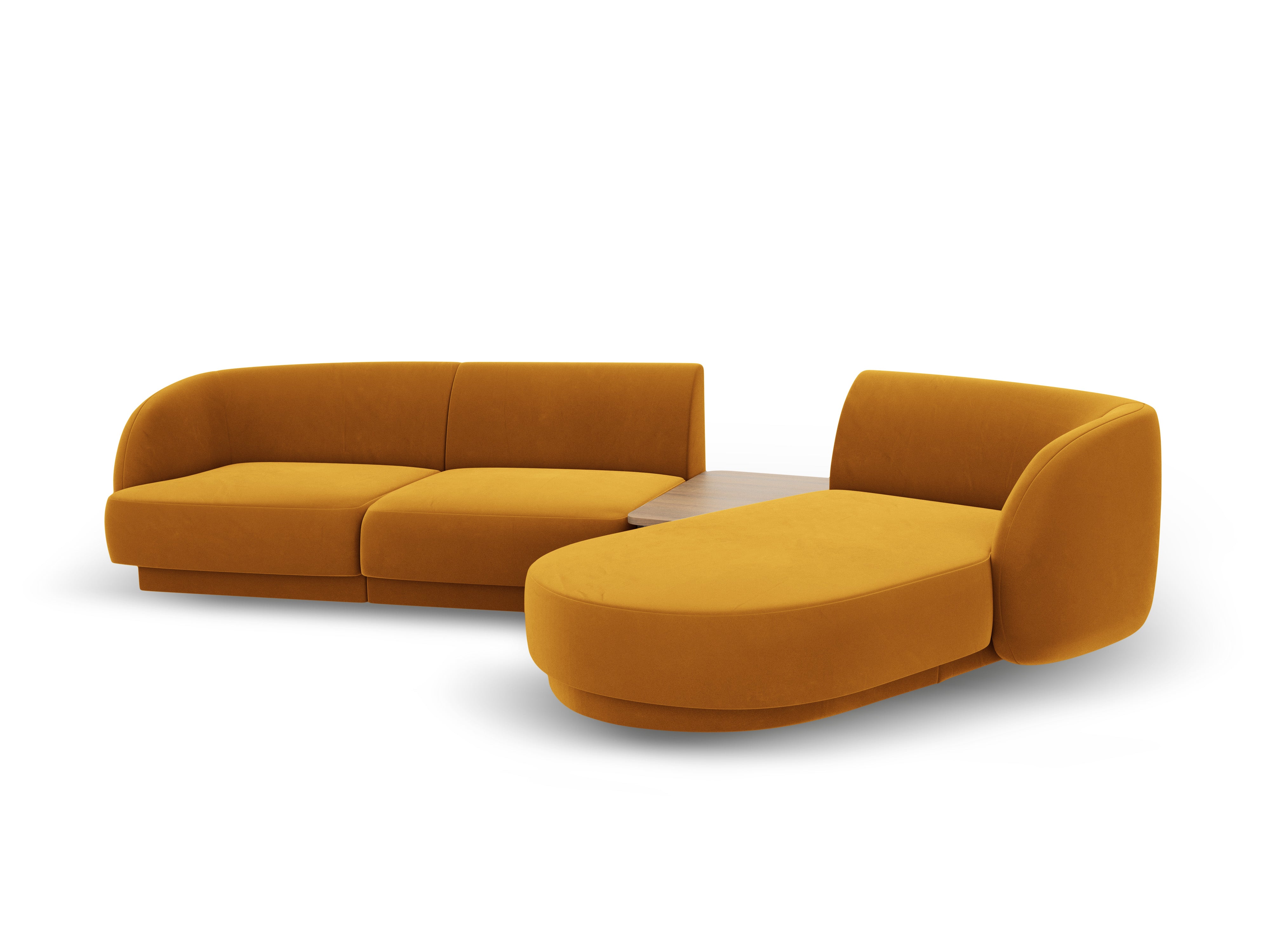 Ecksofa Miley 303x178cm, Material: Samt
