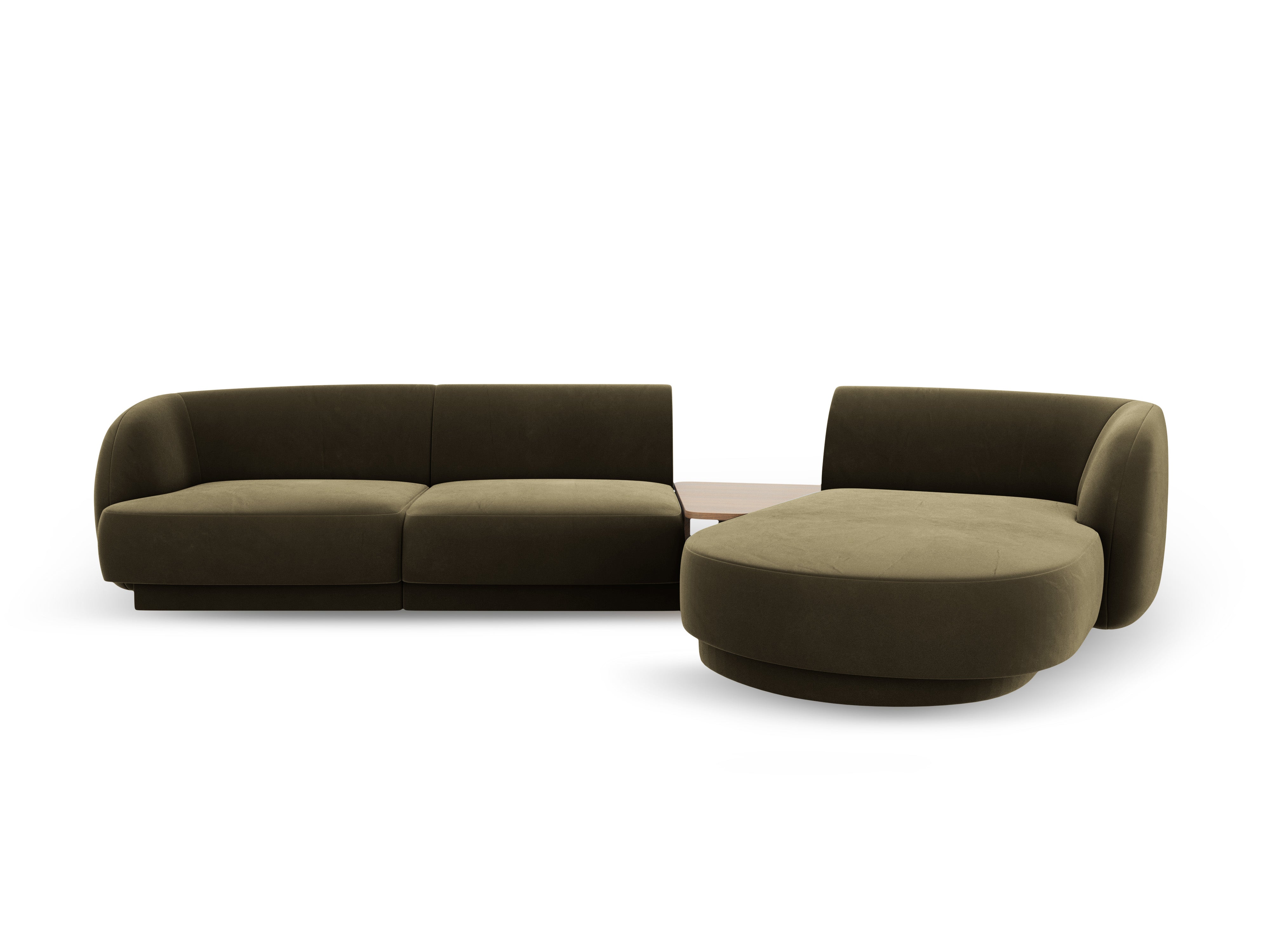 Ecksofa Miley 303x178cm, Material: Samt