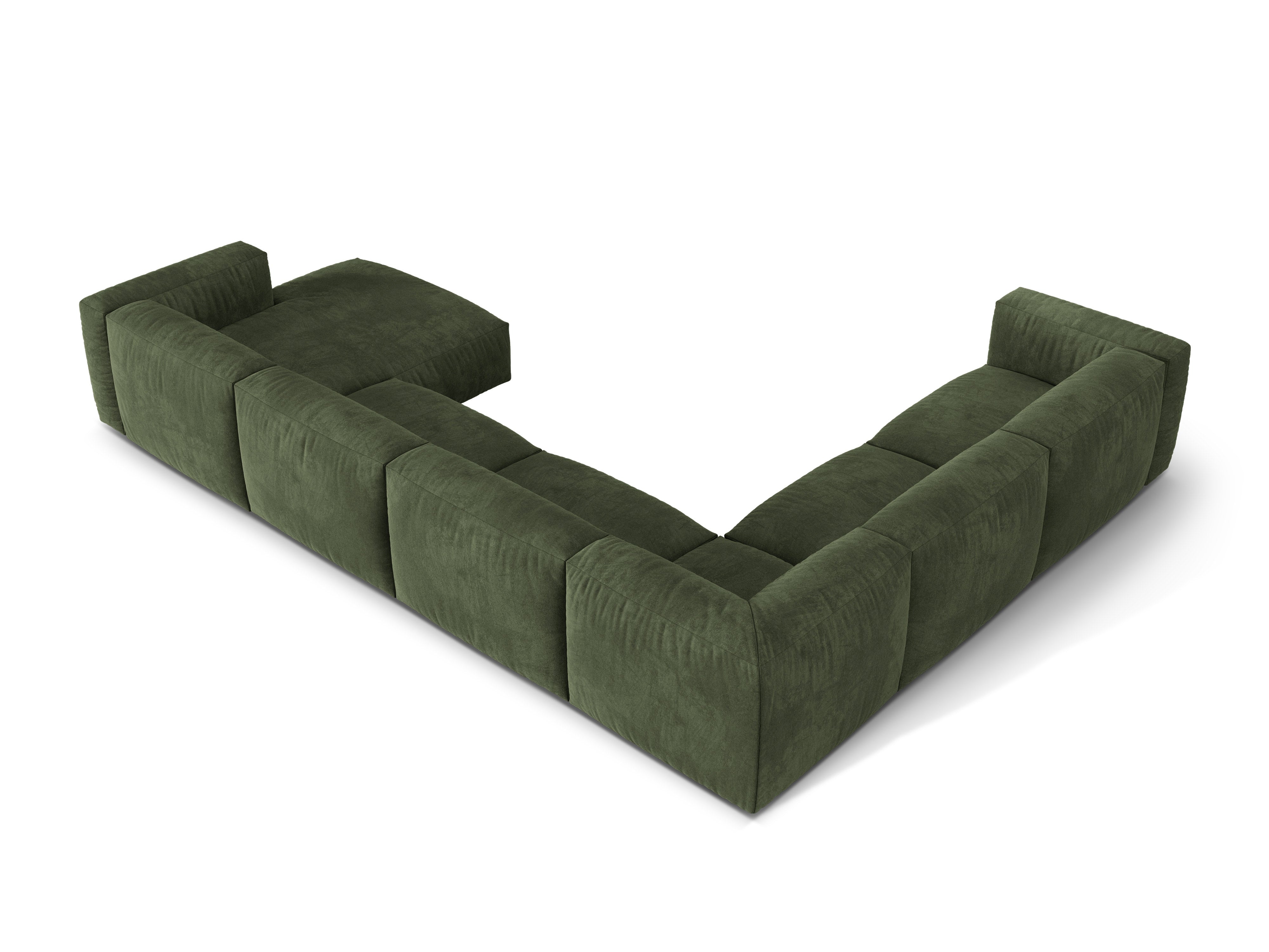 Eckgarnitur Martina, 404x312cm, Material: Samt