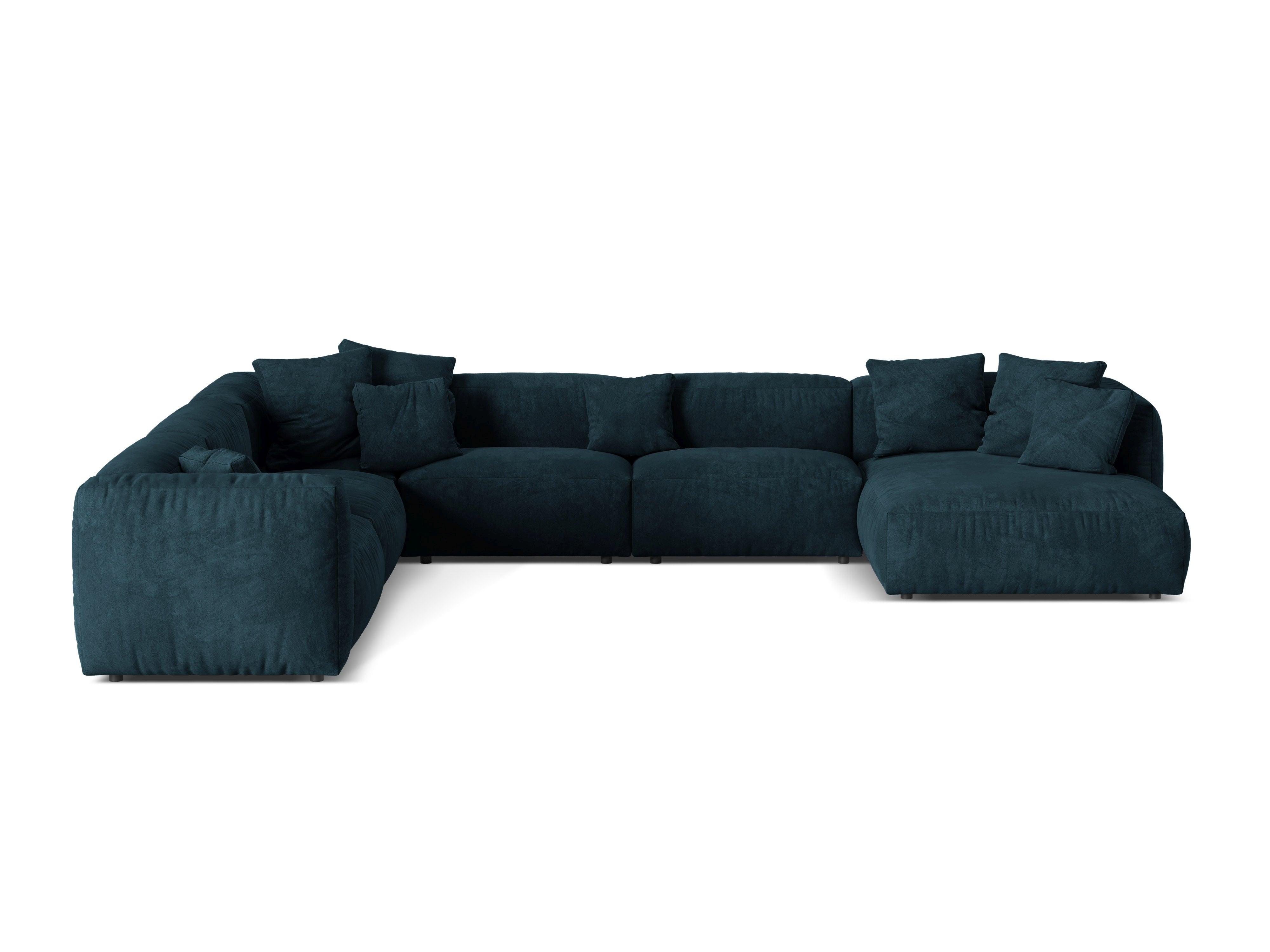 Eckgarnitur Martina, 404x312cm, Material: Samt