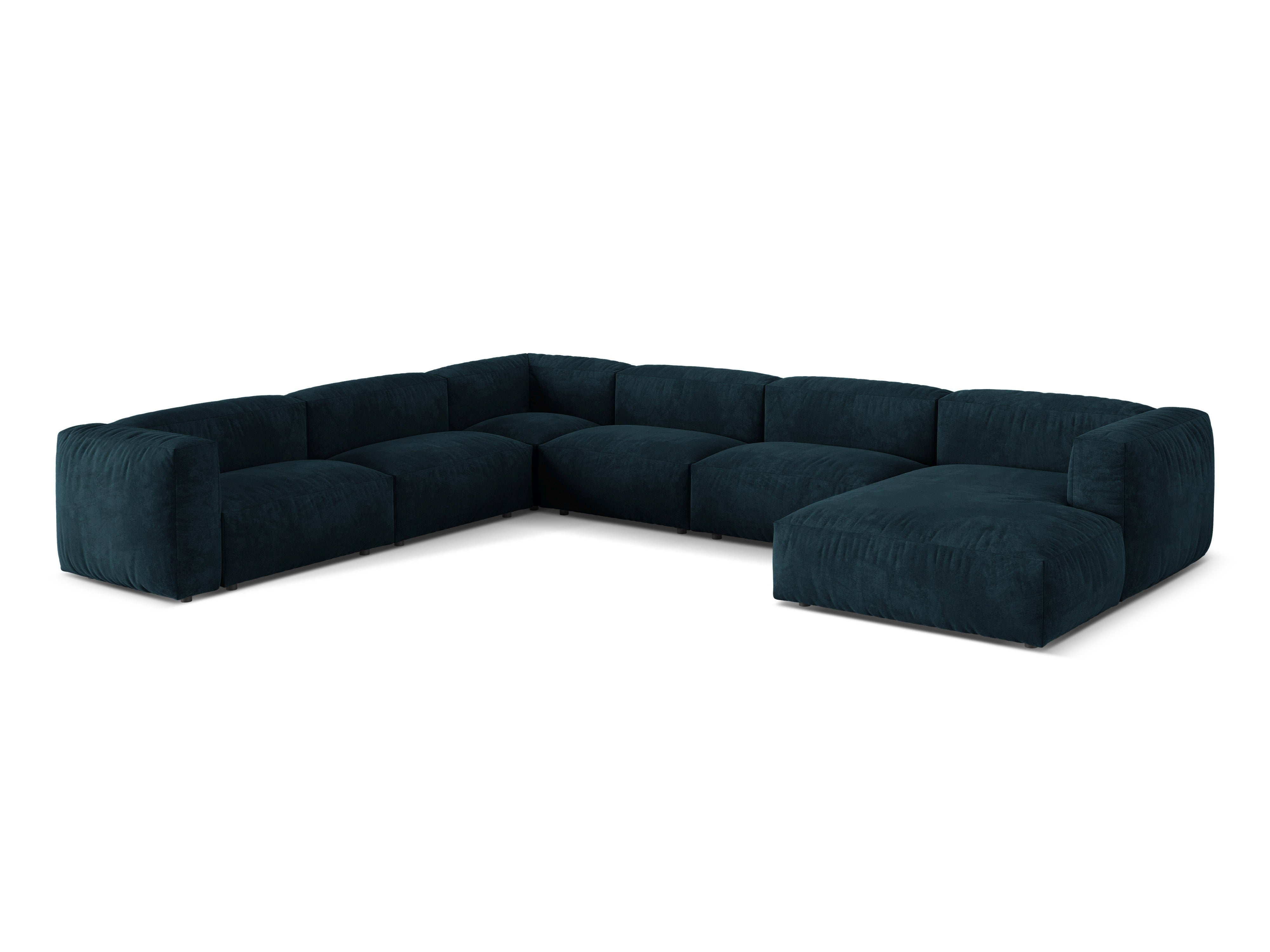 Eckgarnitur Martina, 404x312cm, Material: Samt