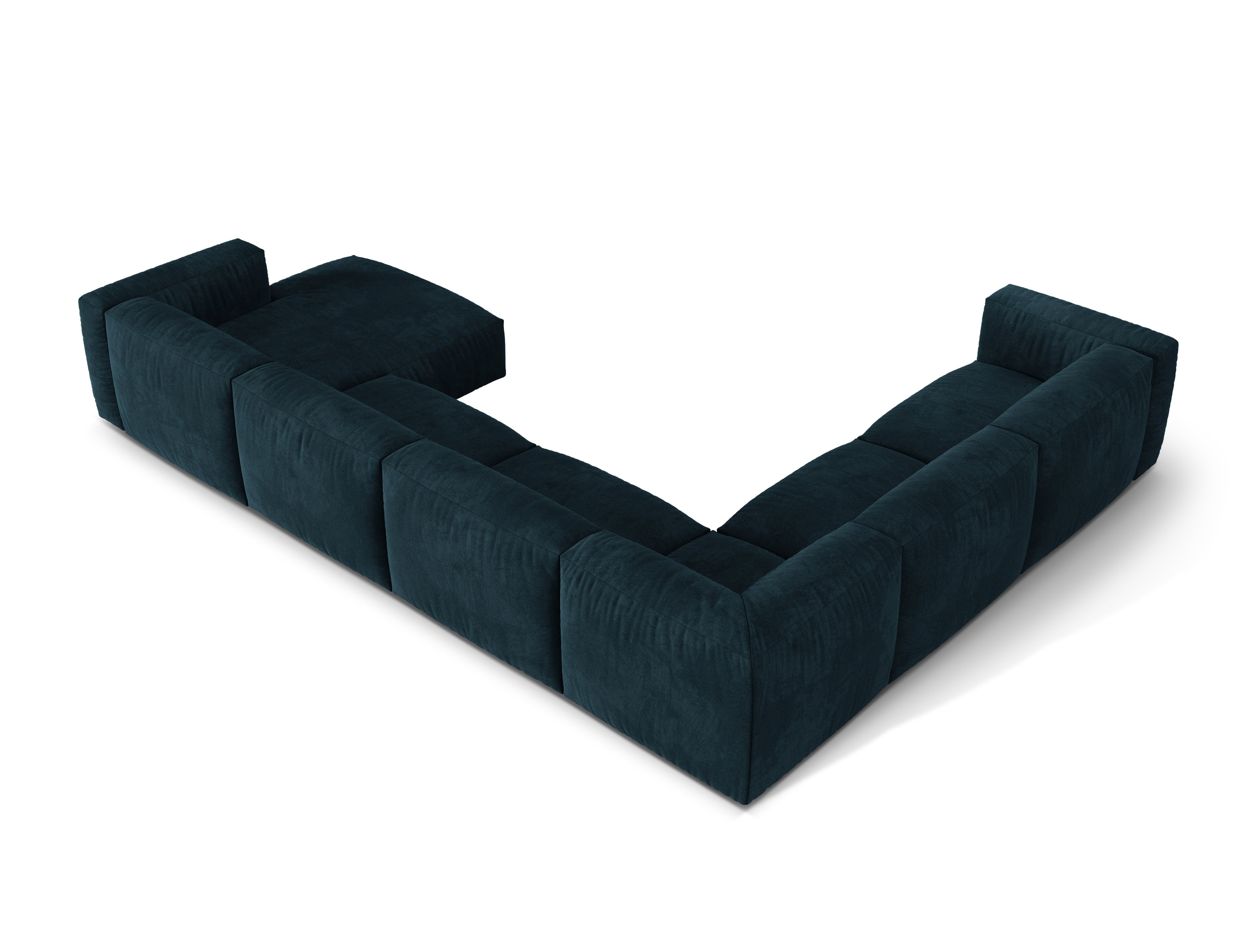 Eckgarnitur Martina, 404x312cm, Material: Samt