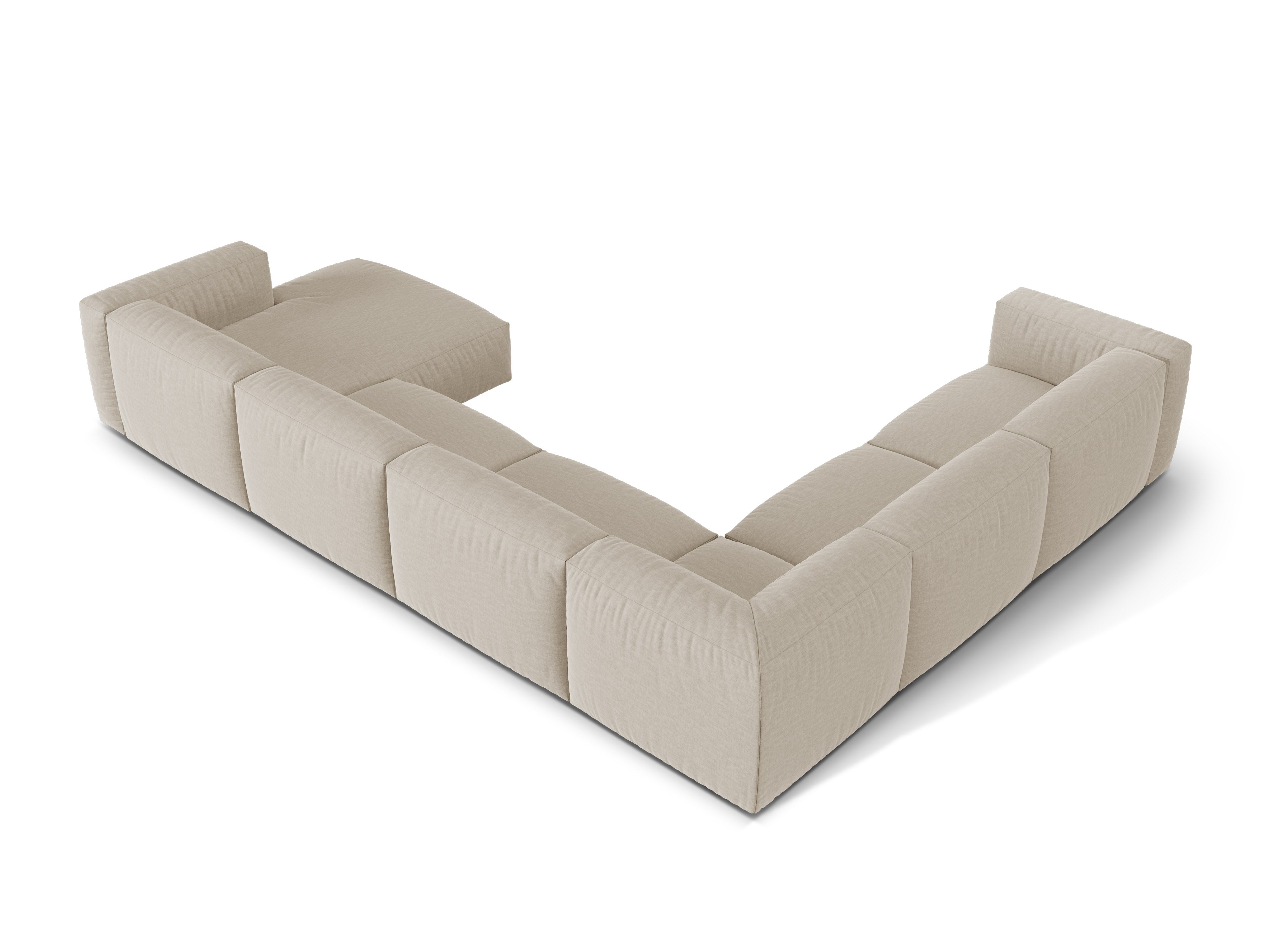 Martina Eckgarnitur, 404x312cm, Material: Strukturstoff