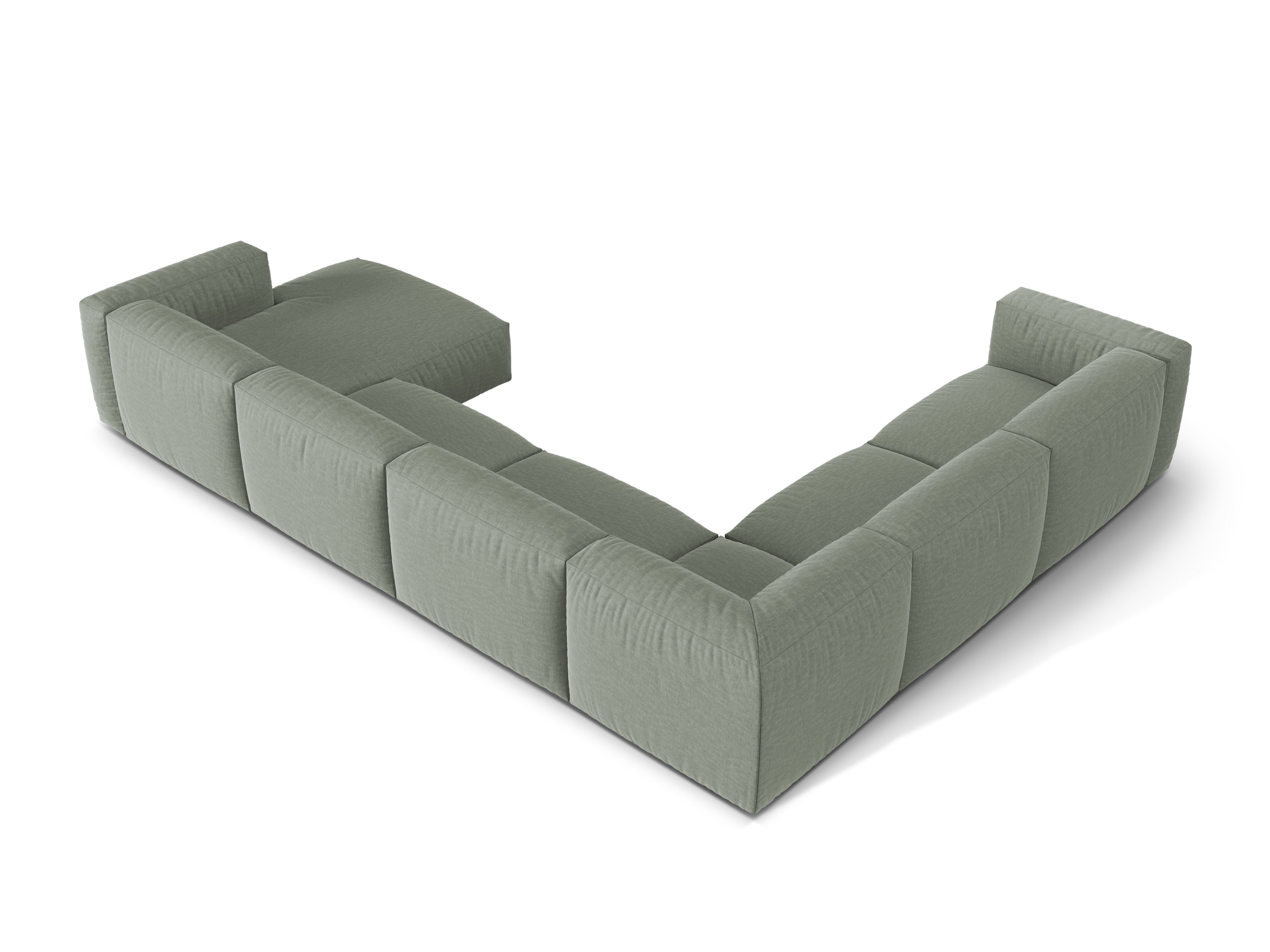 Martina Eckgarnitur, 404x312cm, Material: Strukturstoff