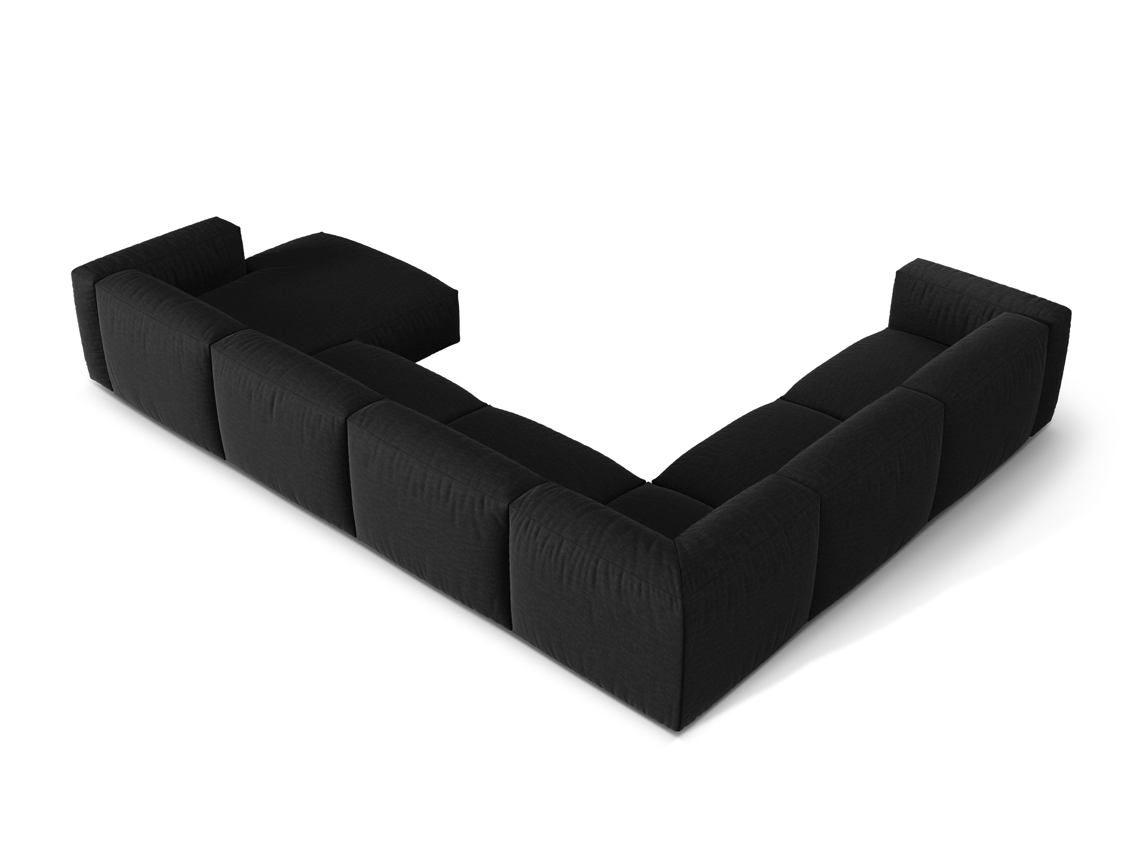 Martina Eckgarnitur, 404x312cm, Material: Strukturstoff