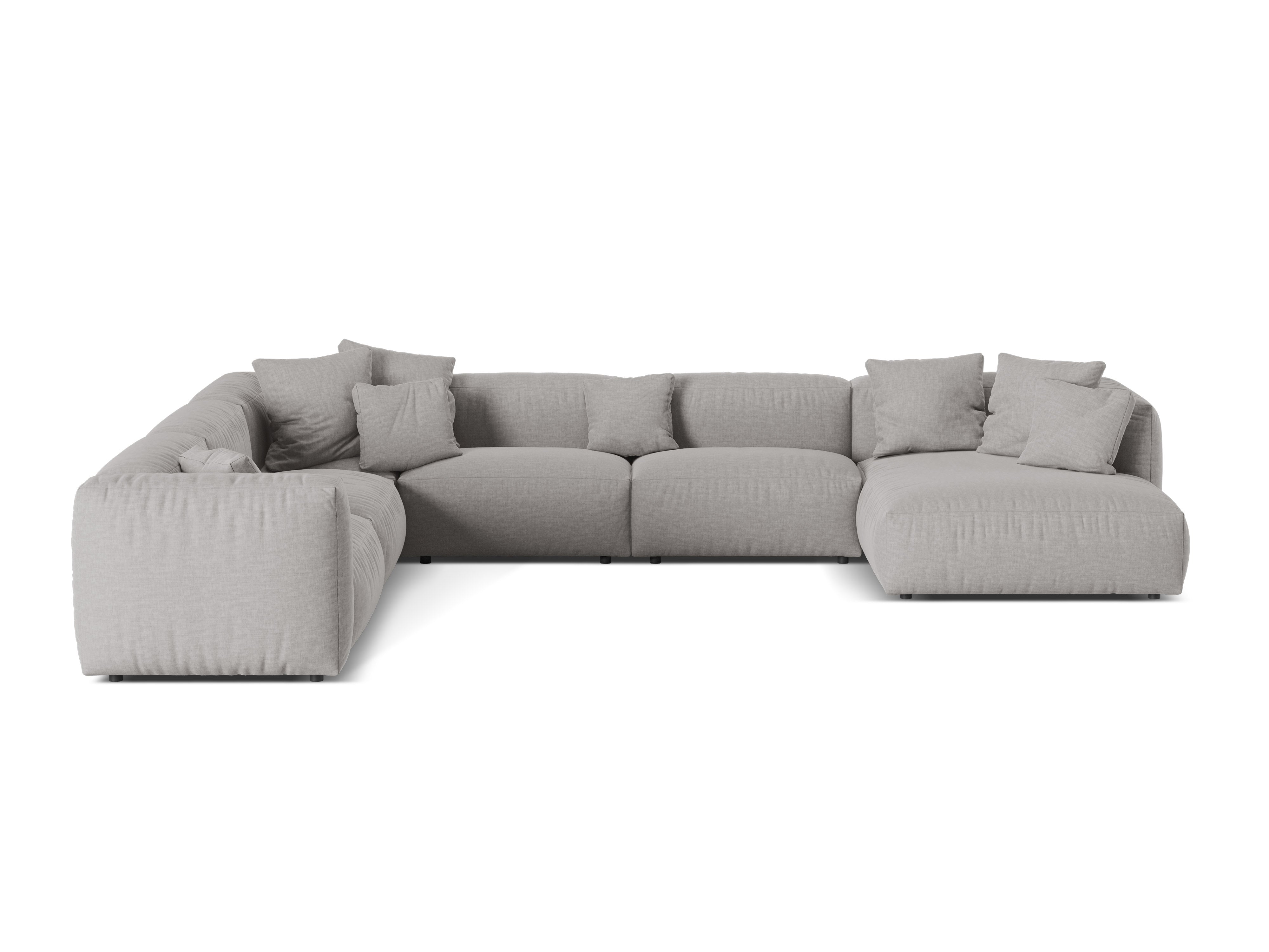 Martina Eckgarnitur, 404x312cm, Material: Strukturstoff