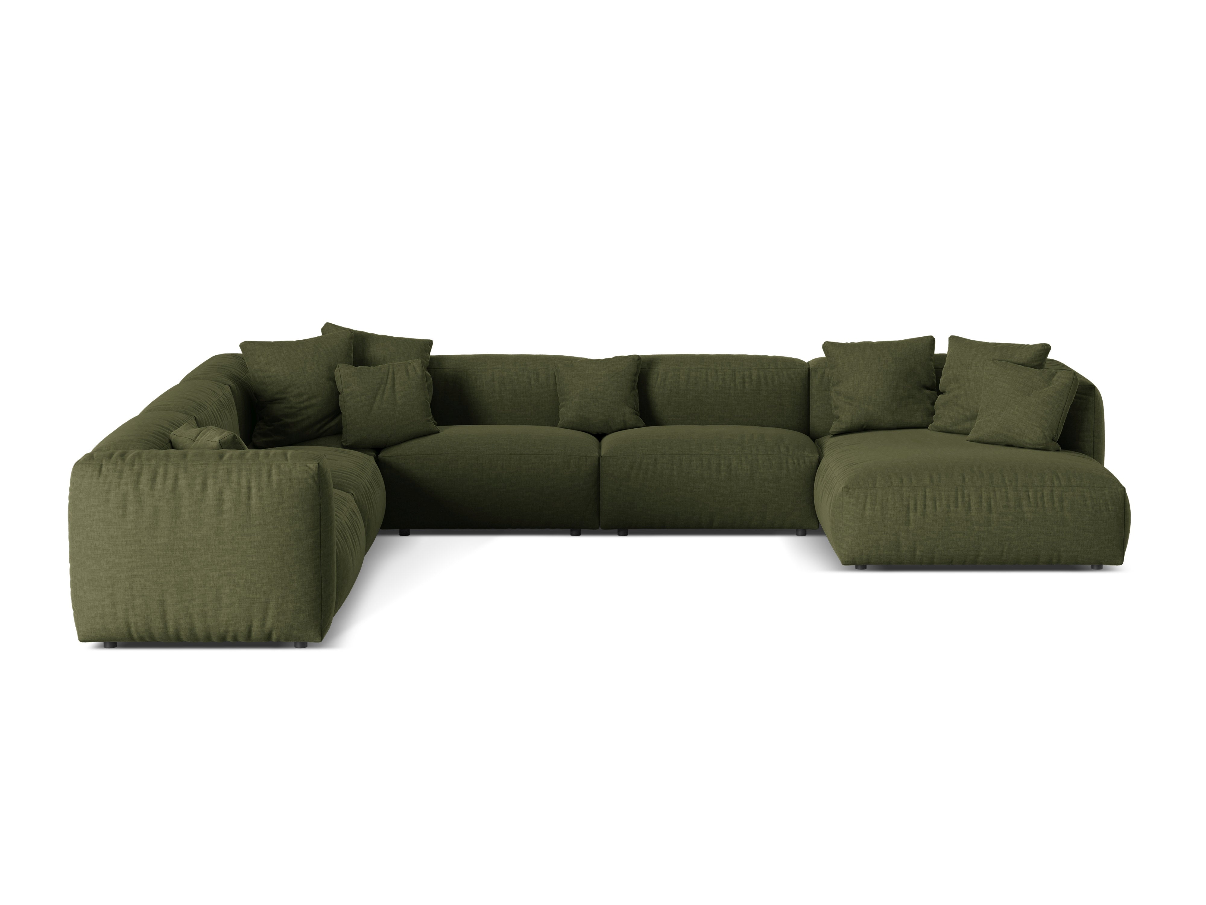 Martina Eckgarnitur, 404x312cm, Material: Strukturstoff