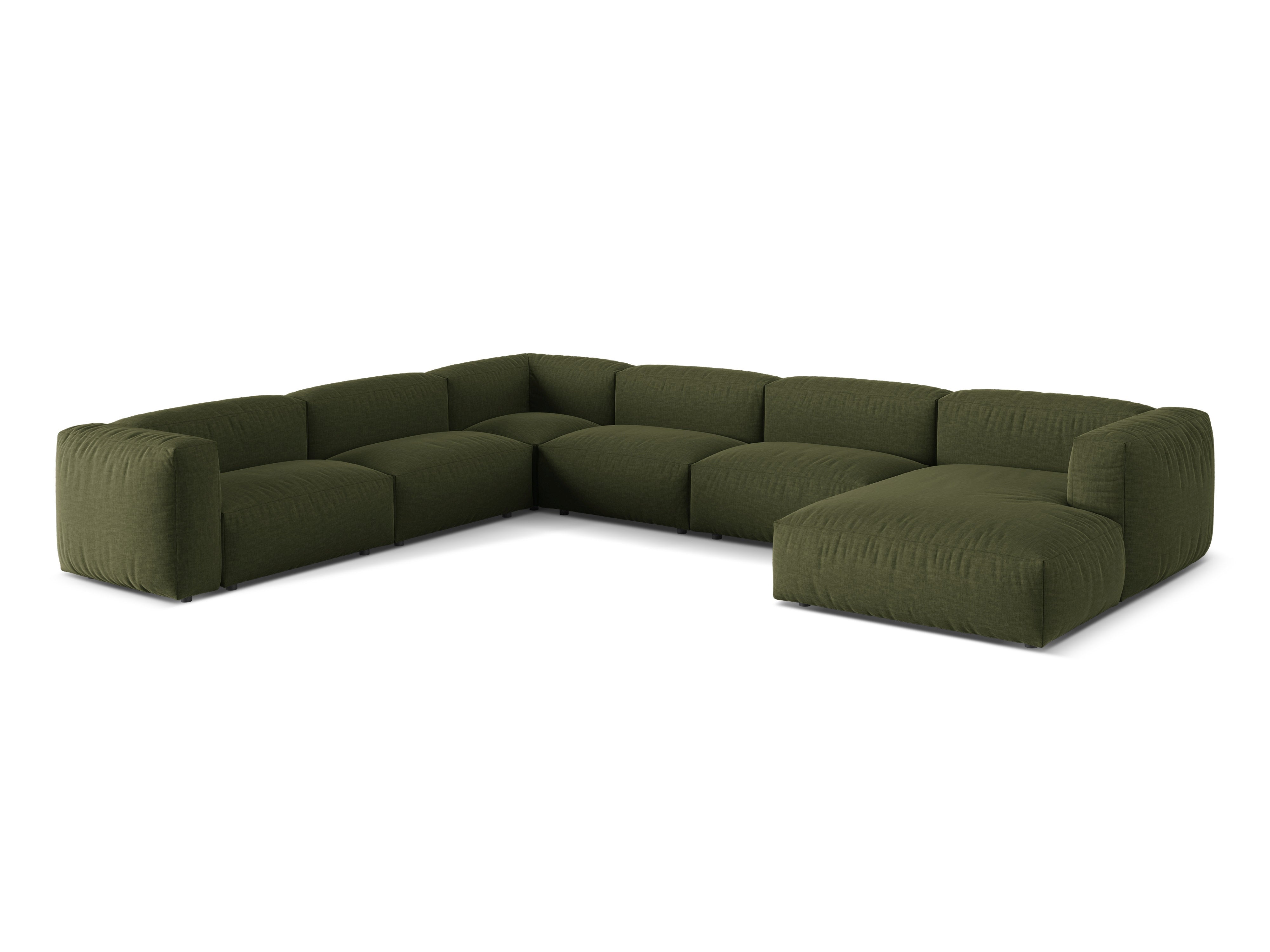 Martina Eckgarnitur, 404x312cm, Material: Strukturstoff