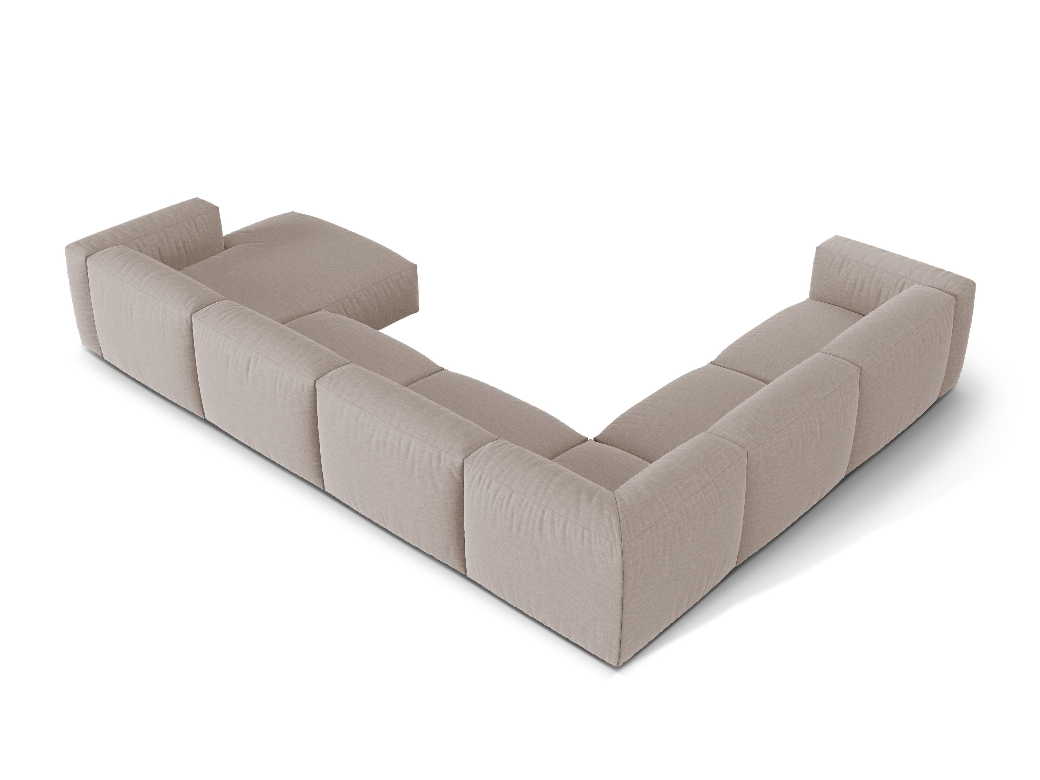 Martina Eckgarnitur, 404x312cm, Material: Strukturstoff