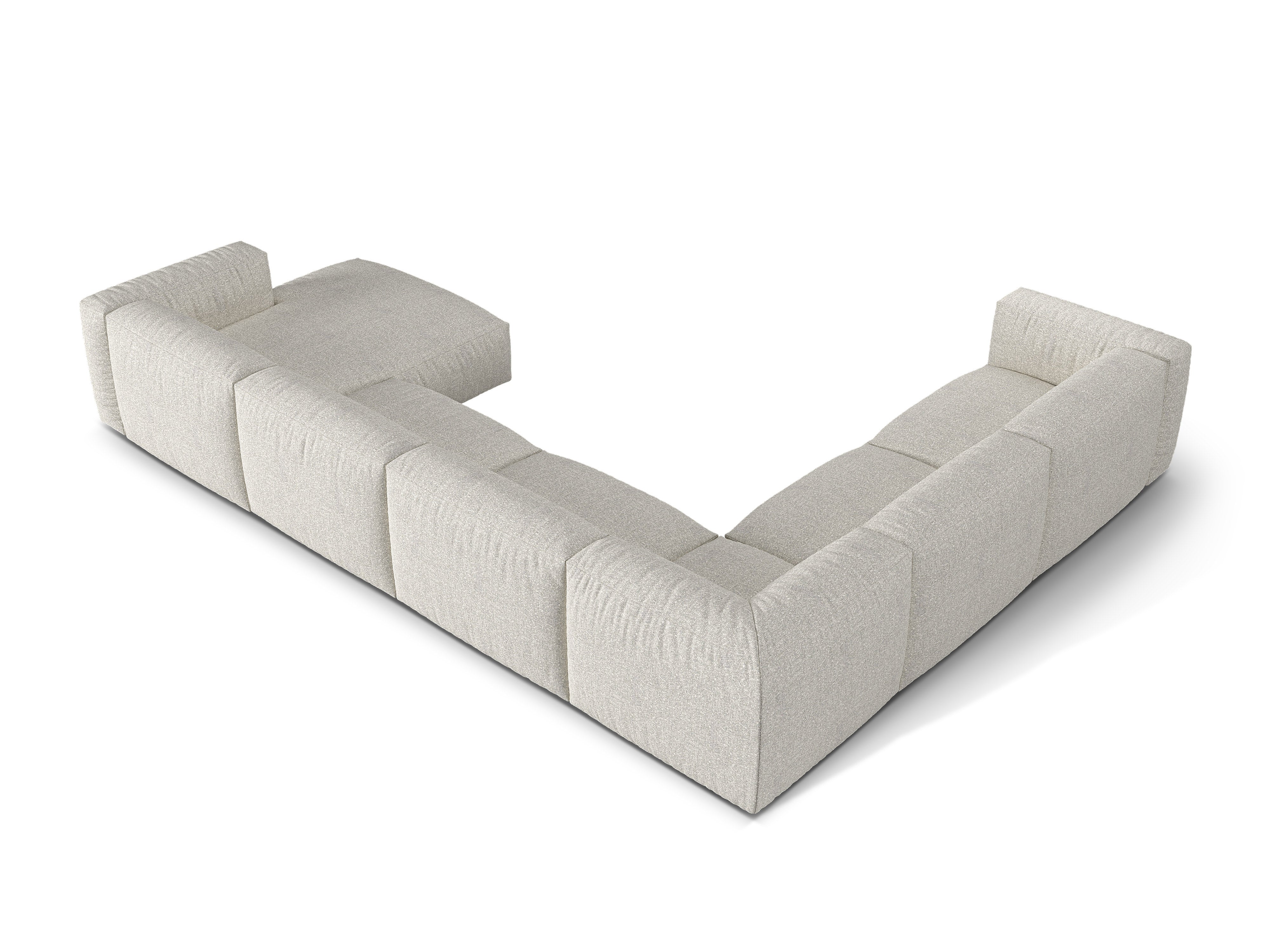 Eckgarnitur Martina, 404x312cm, Material: Boucle