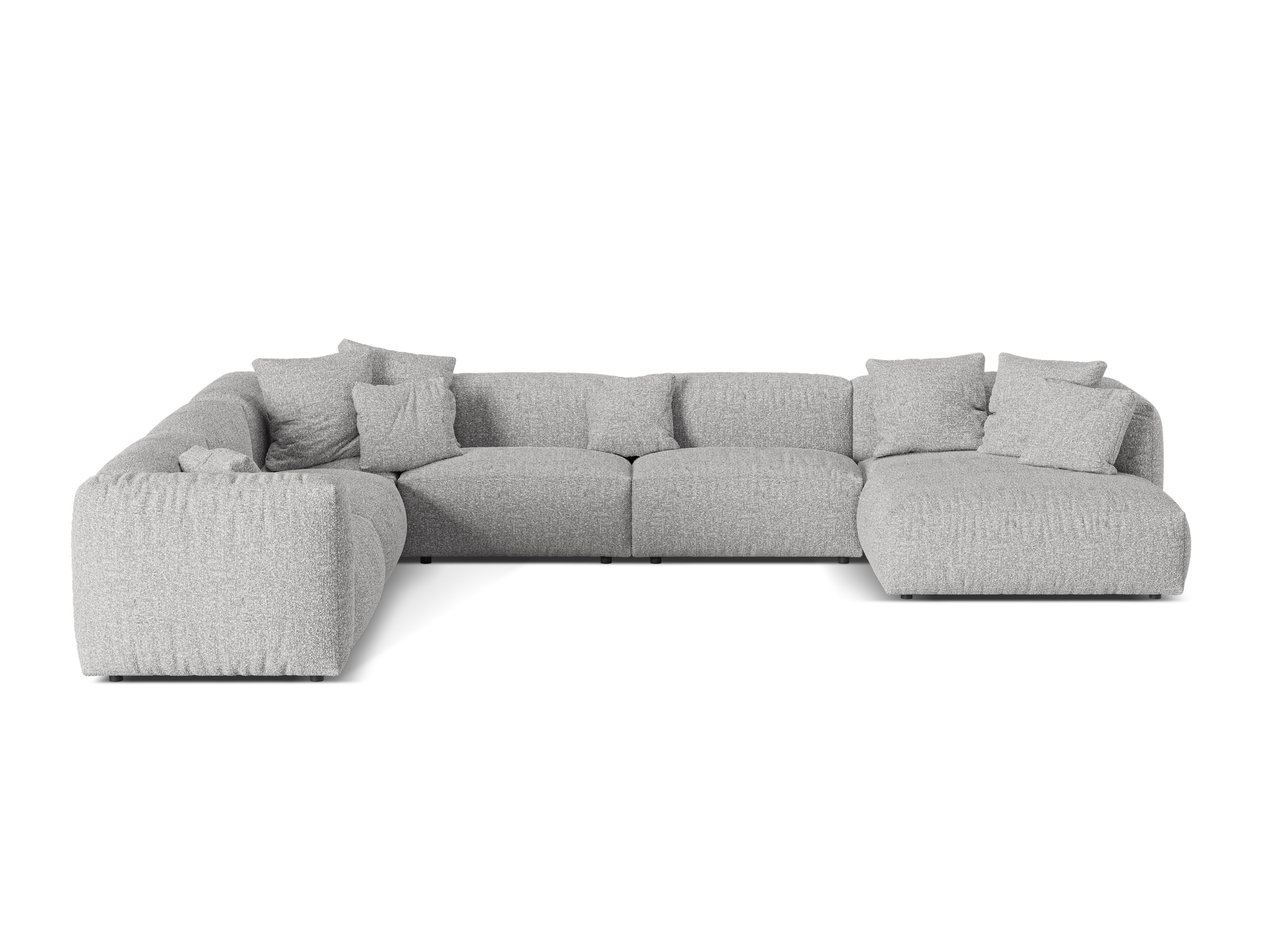 Eckgarnitur Martina, 404x312cm, Material: Boucle