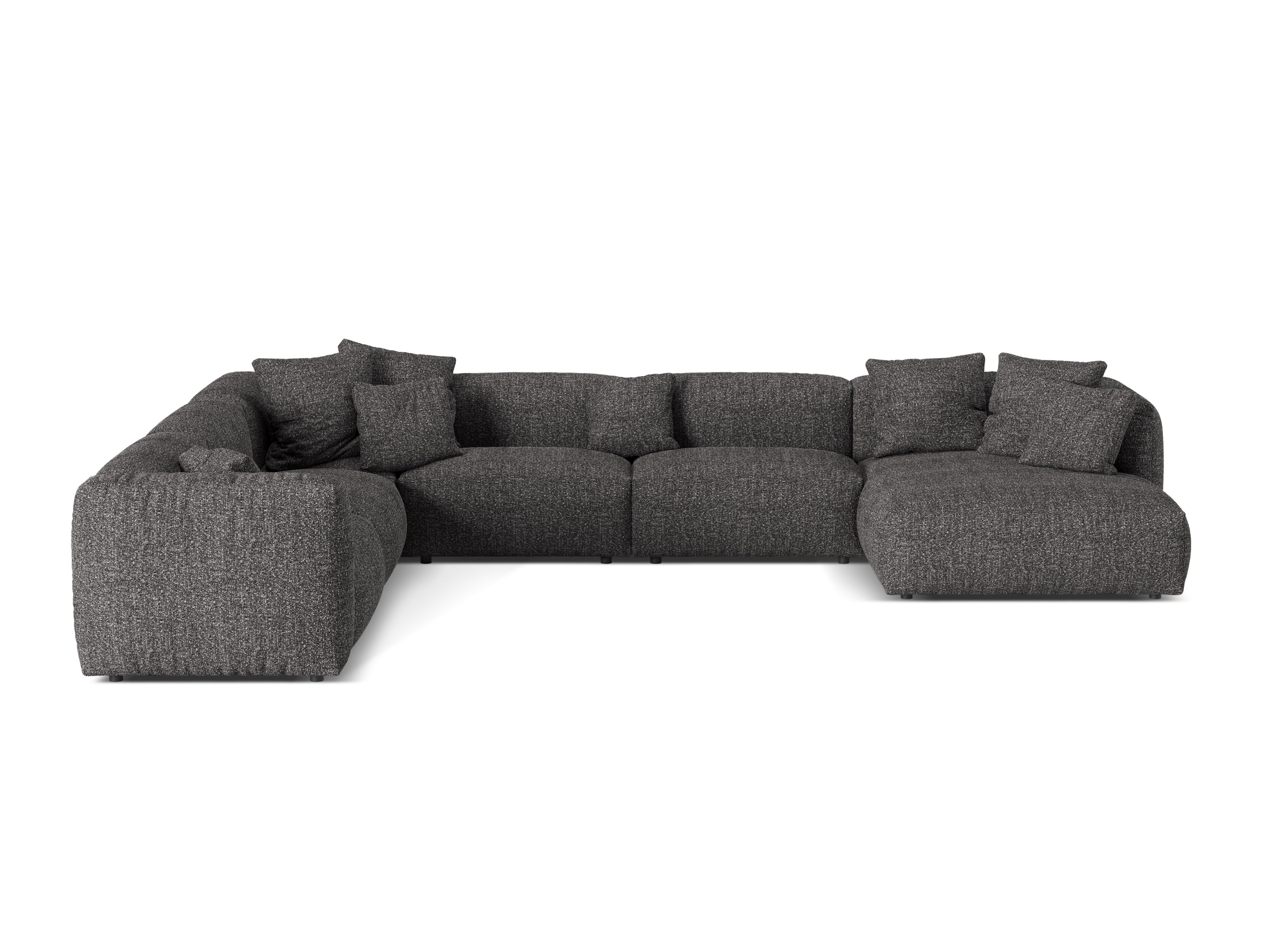 Eckgarnitur Martina, 404x312cm, Material: Boucle