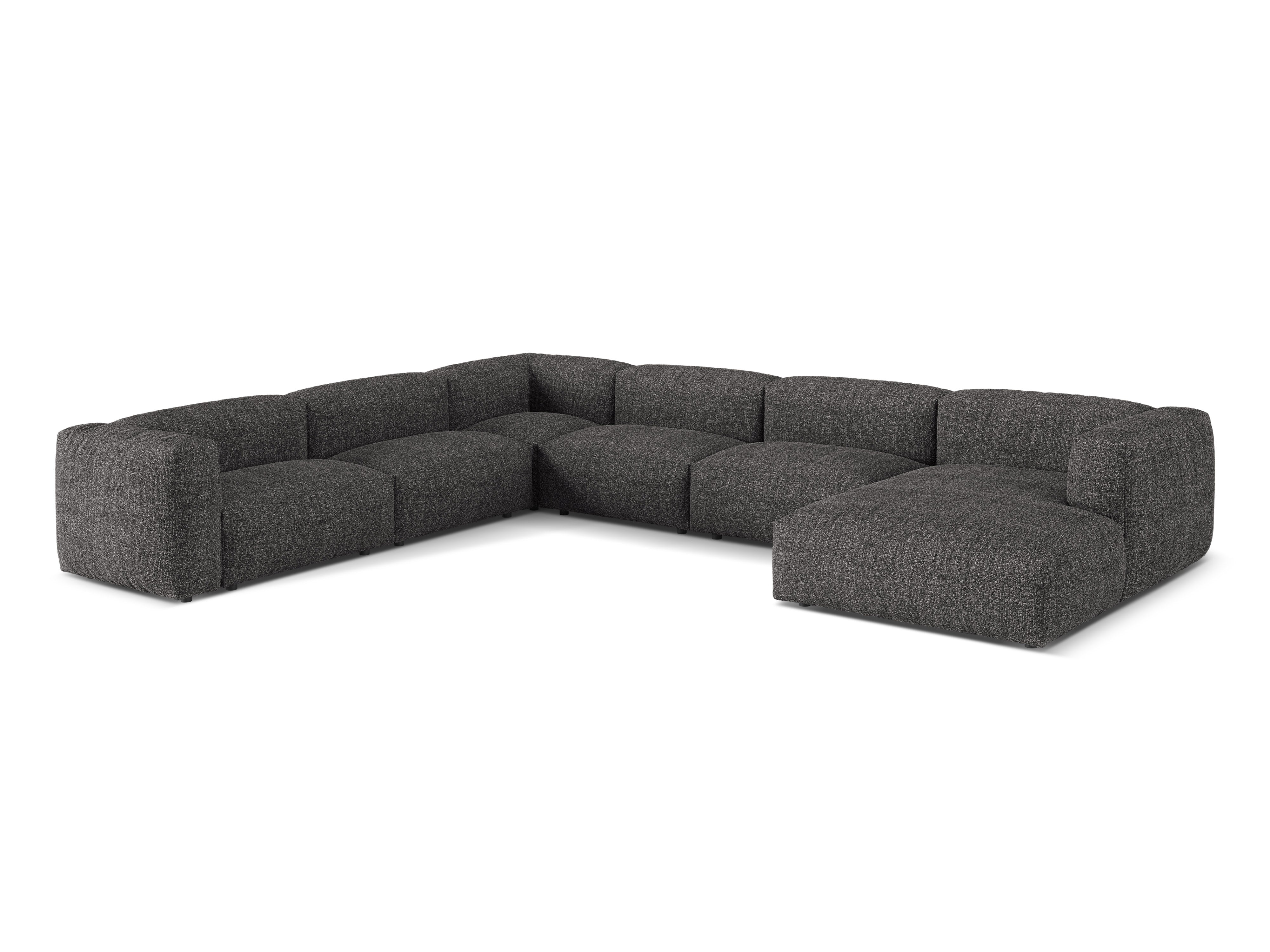 Eckgarnitur Martina, 404x312cm, Material: Boucle