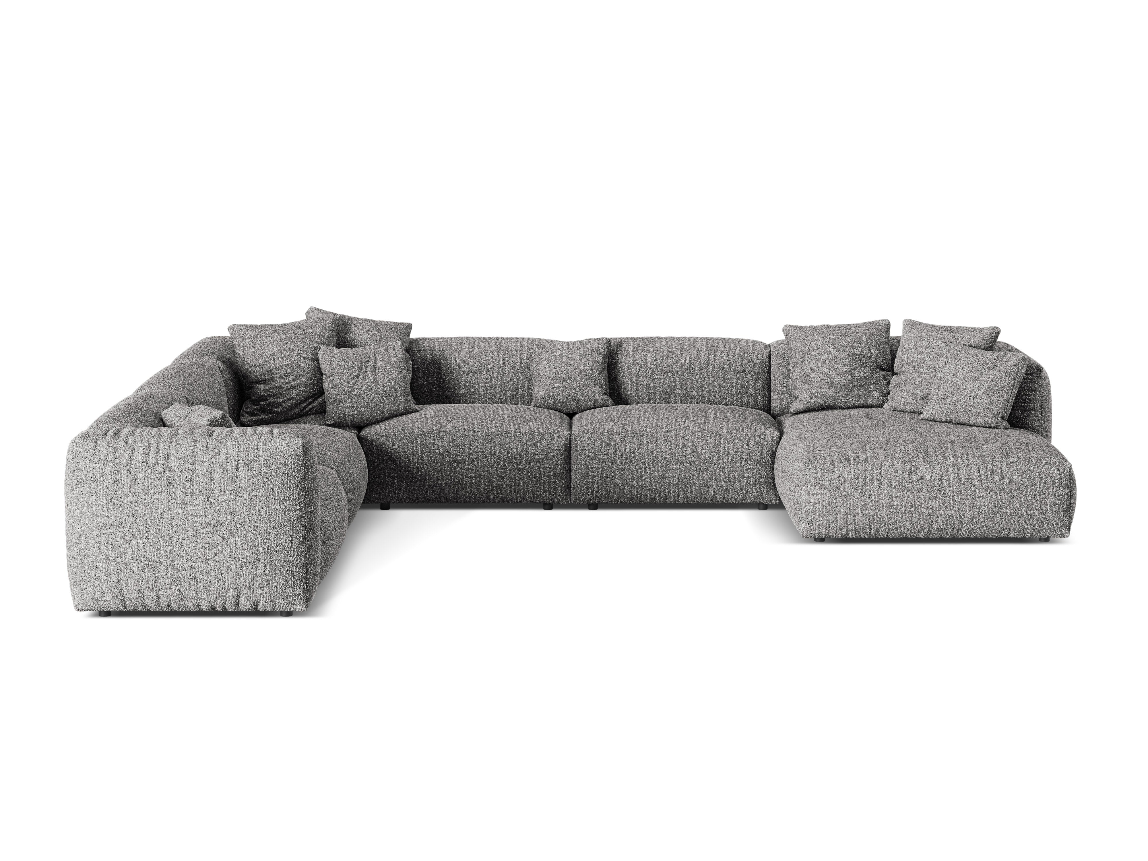 Eckgarnitur Martina, 404x312cm, Material: Boucle