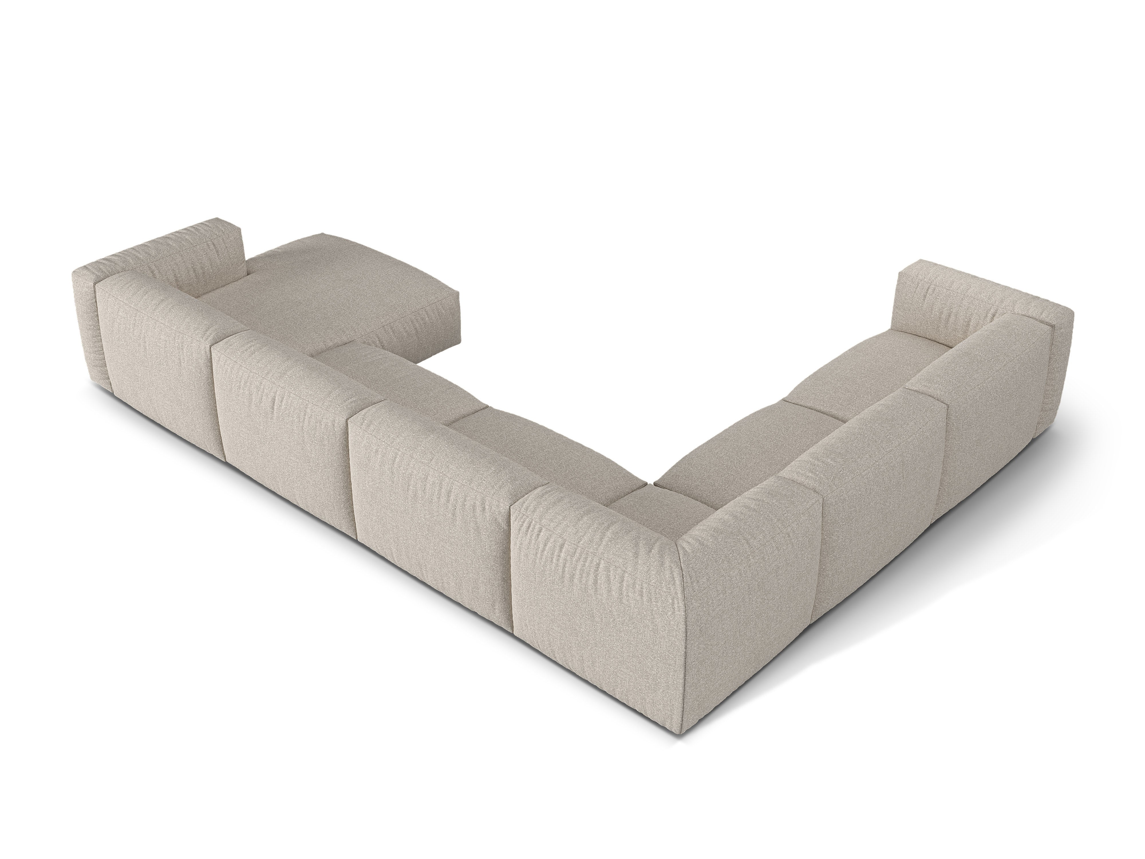 Eckgarnitur Martina, 404x312cm, Material: Boucle