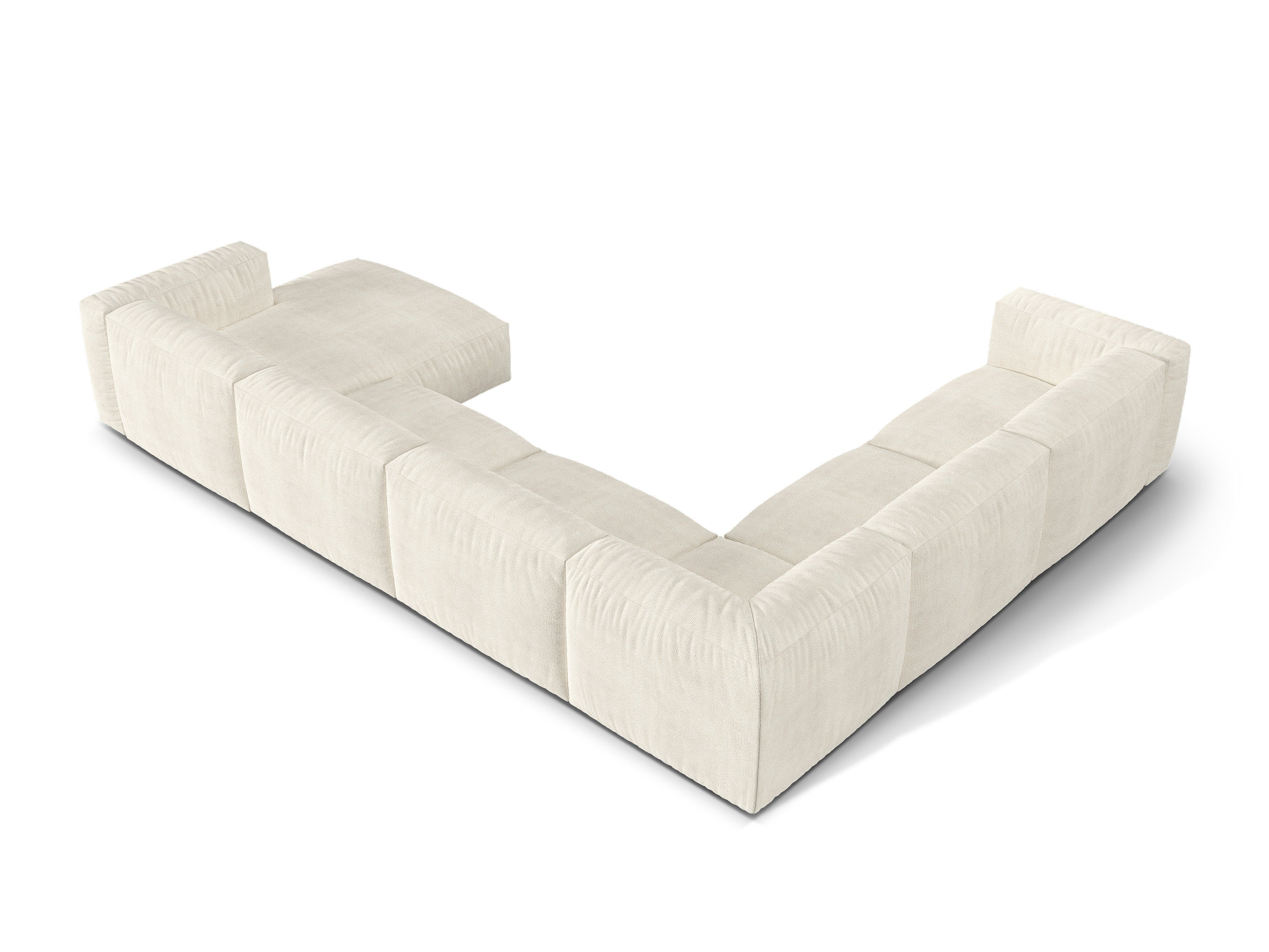 Eckgarnitur Martina, 404x312cm, Material: Boucle