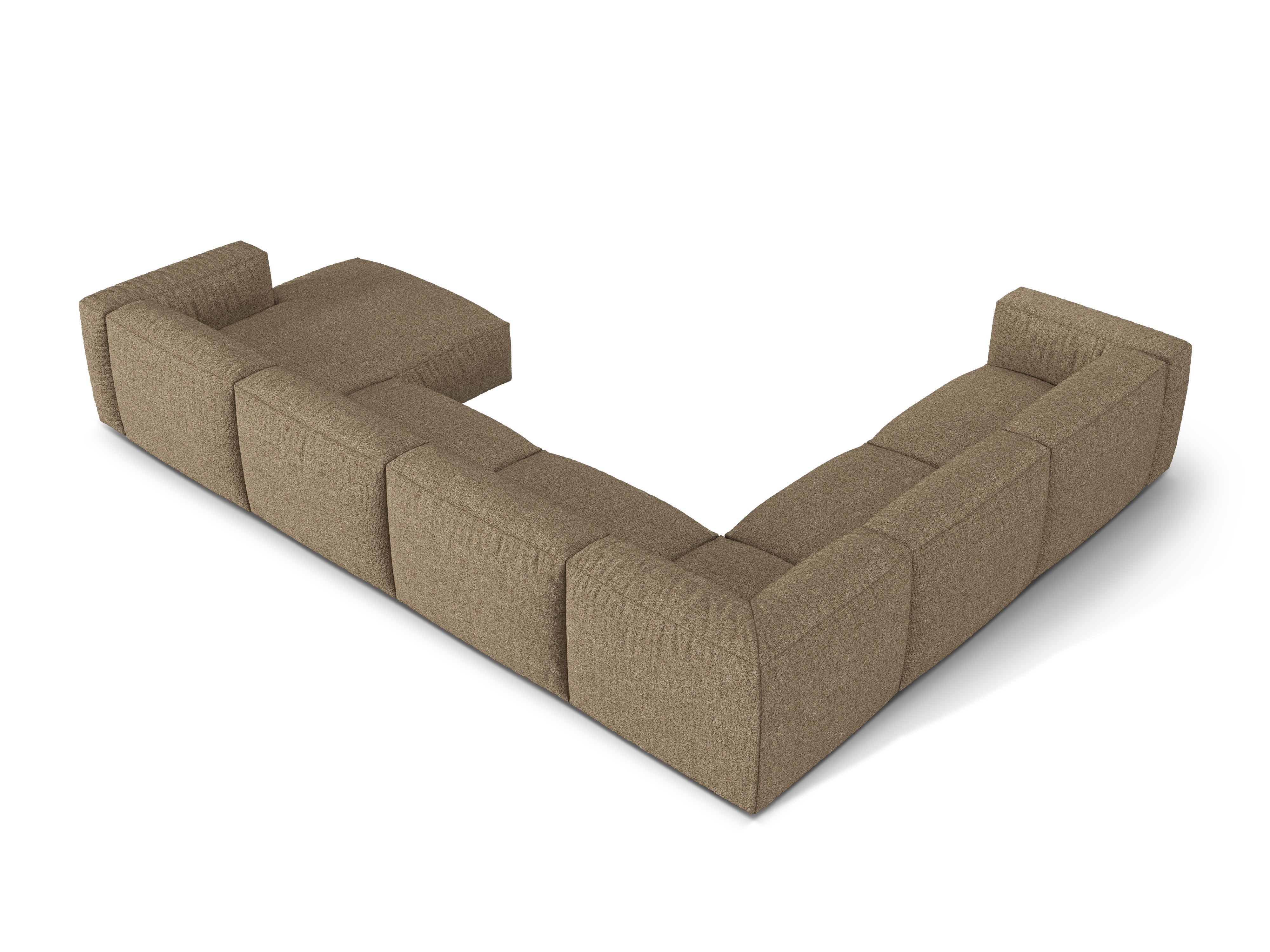 Eckgarnitur Martina, 404x312cm, Material: Boucle