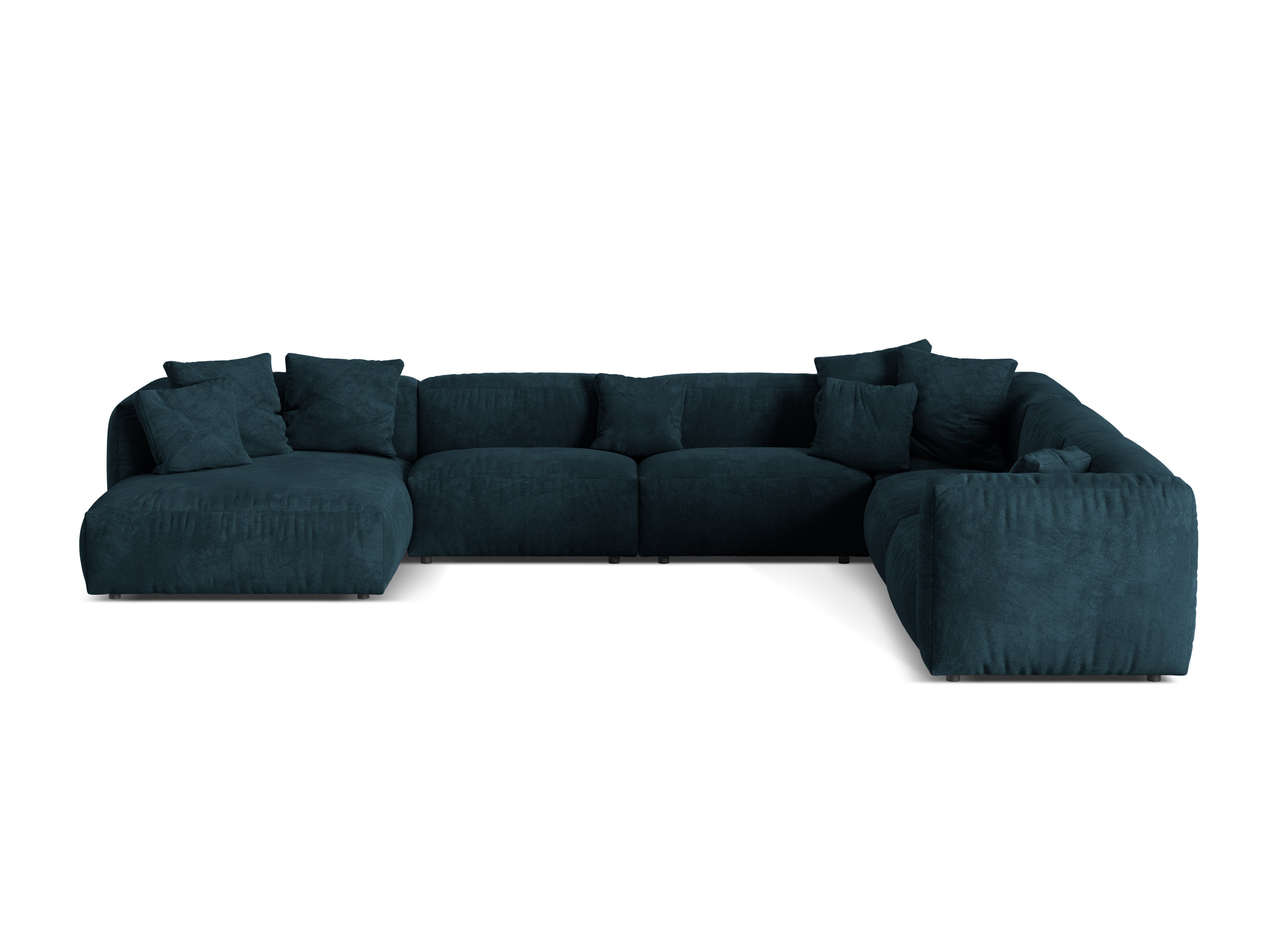 Eckgarnitur Martina, 404x312cm, Material: Samt