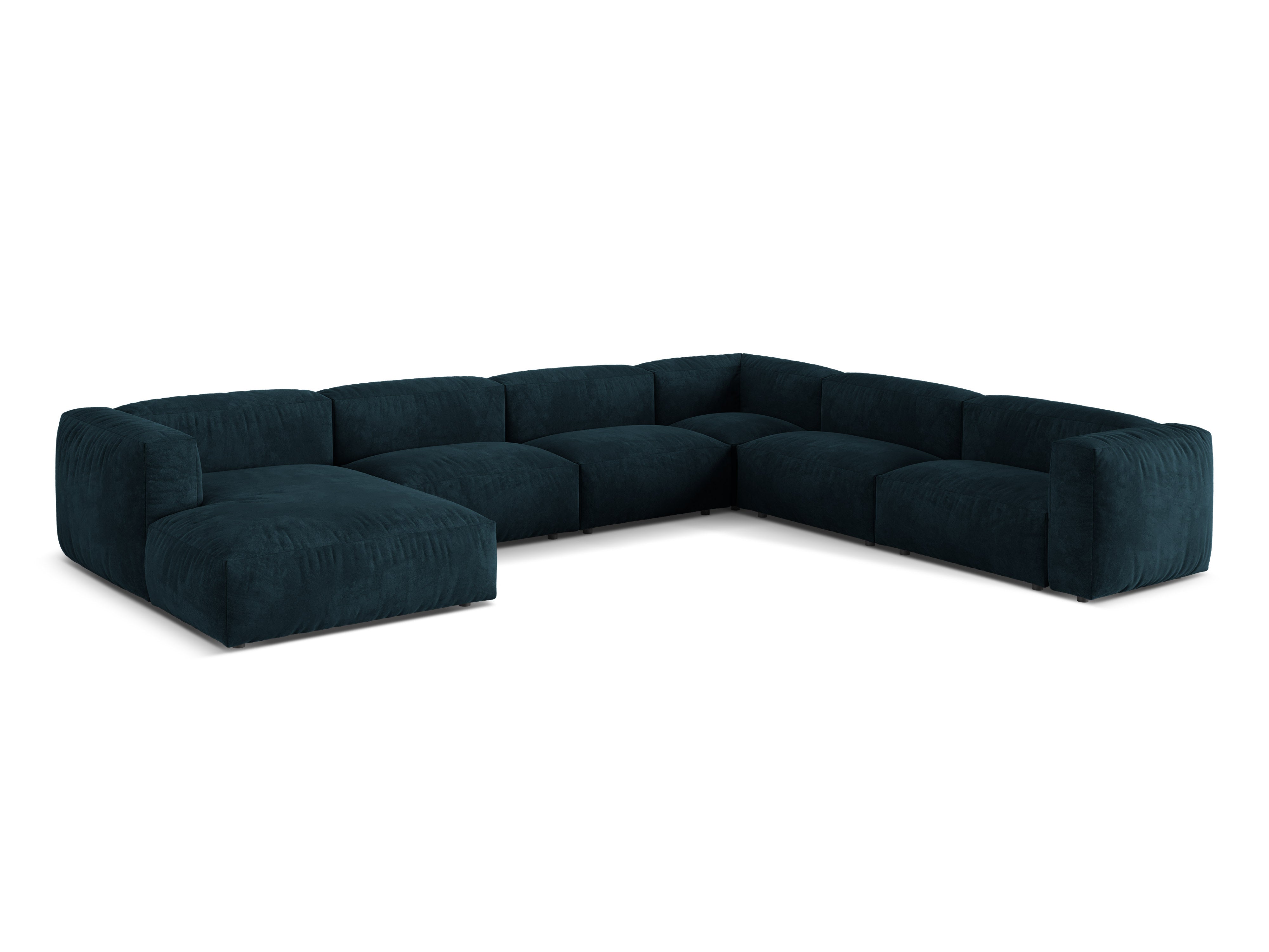 Eckgarnitur Martina, 404x312cm, Material: Samt