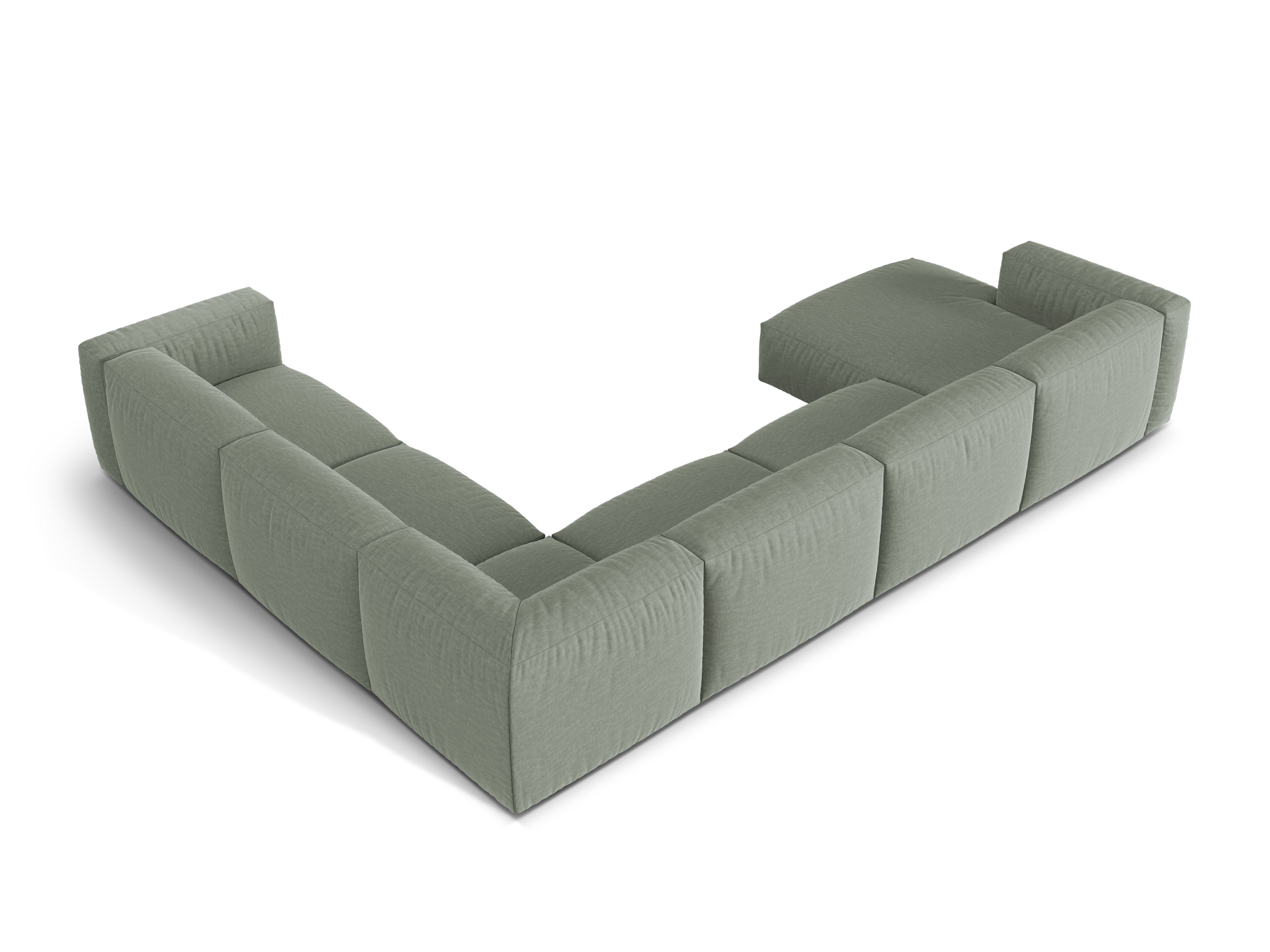 Martina Eckgarnitur, 404x312cm, Material: Strukturstoff