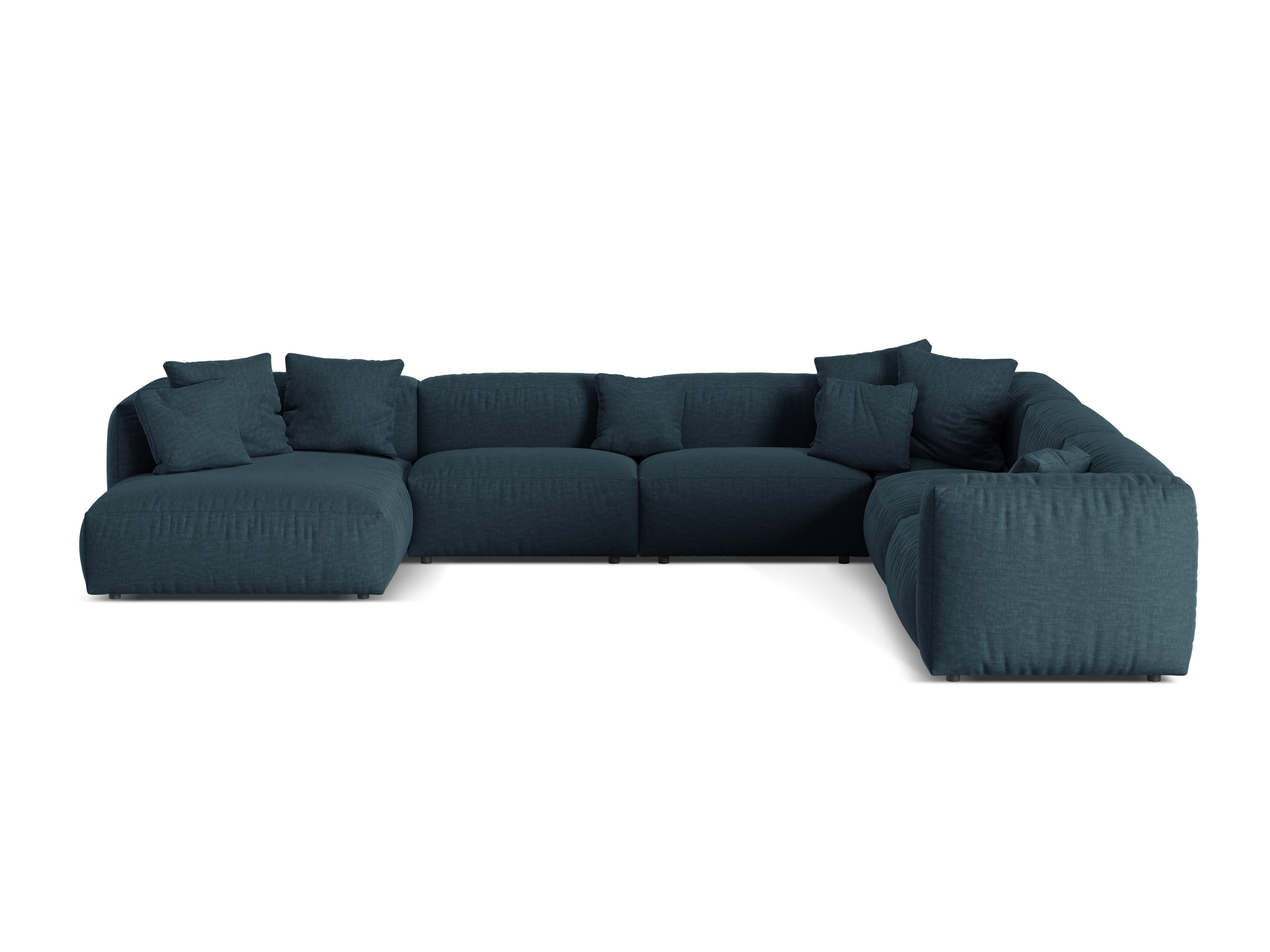 Martina Eckgarnitur, 404x312cm, Material: Strukturstoff