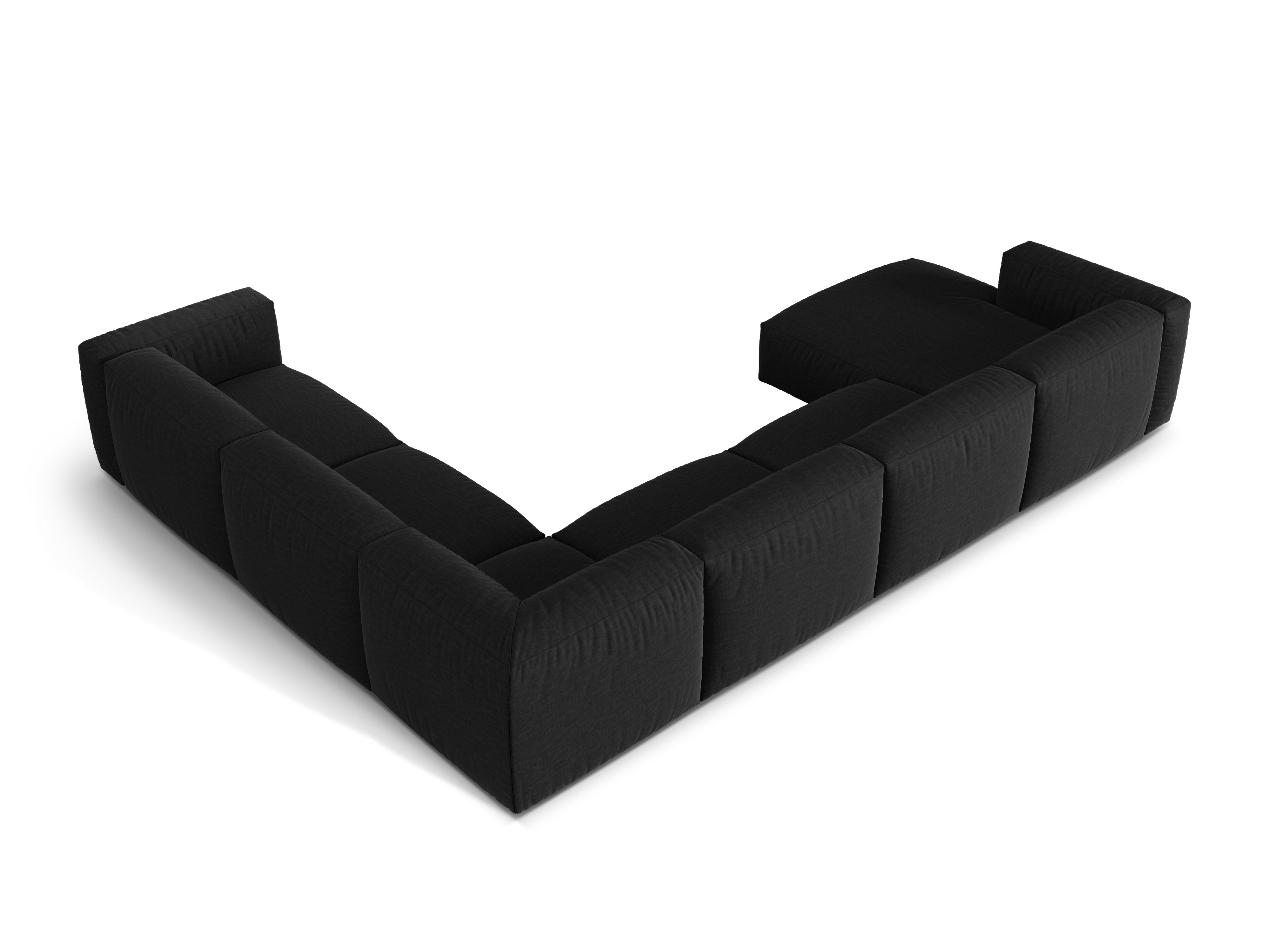 Martina Eckgarnitur, 404x312cm, Material: Strukturstoff