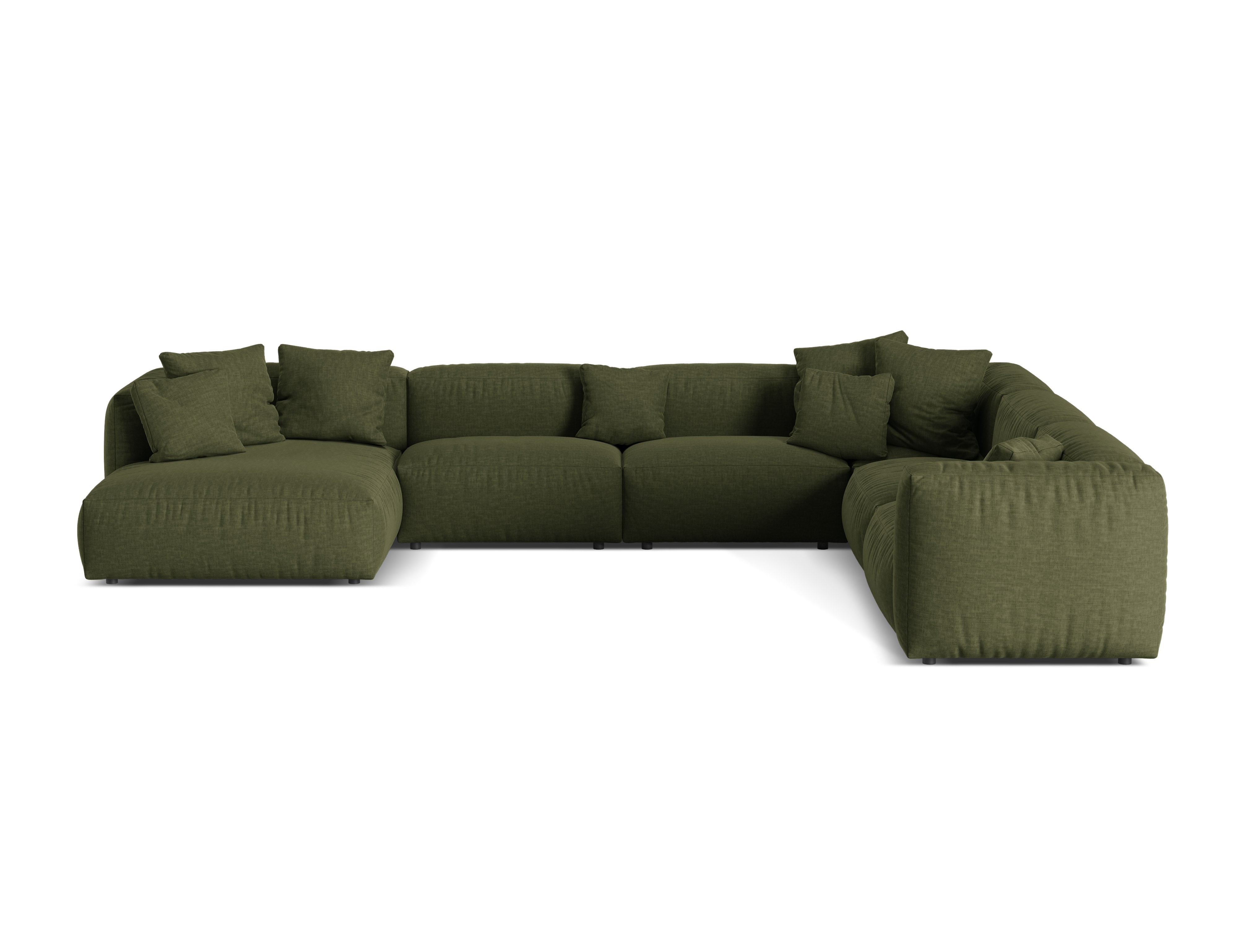 Martina Eckgarnitur, 404x312cm, Material: Strukturstoff