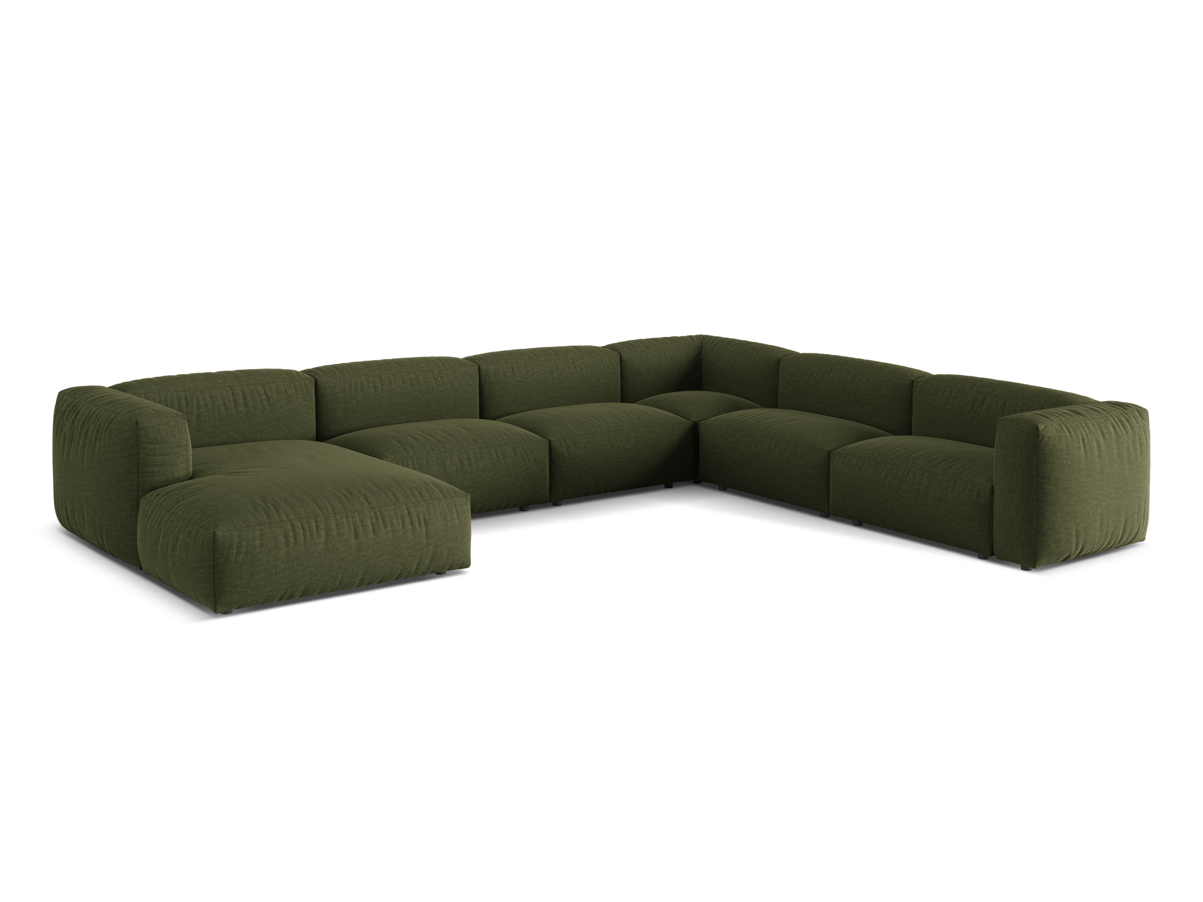 Martina Eckgarnitur, 404x312cm, Material: Strukturstoff