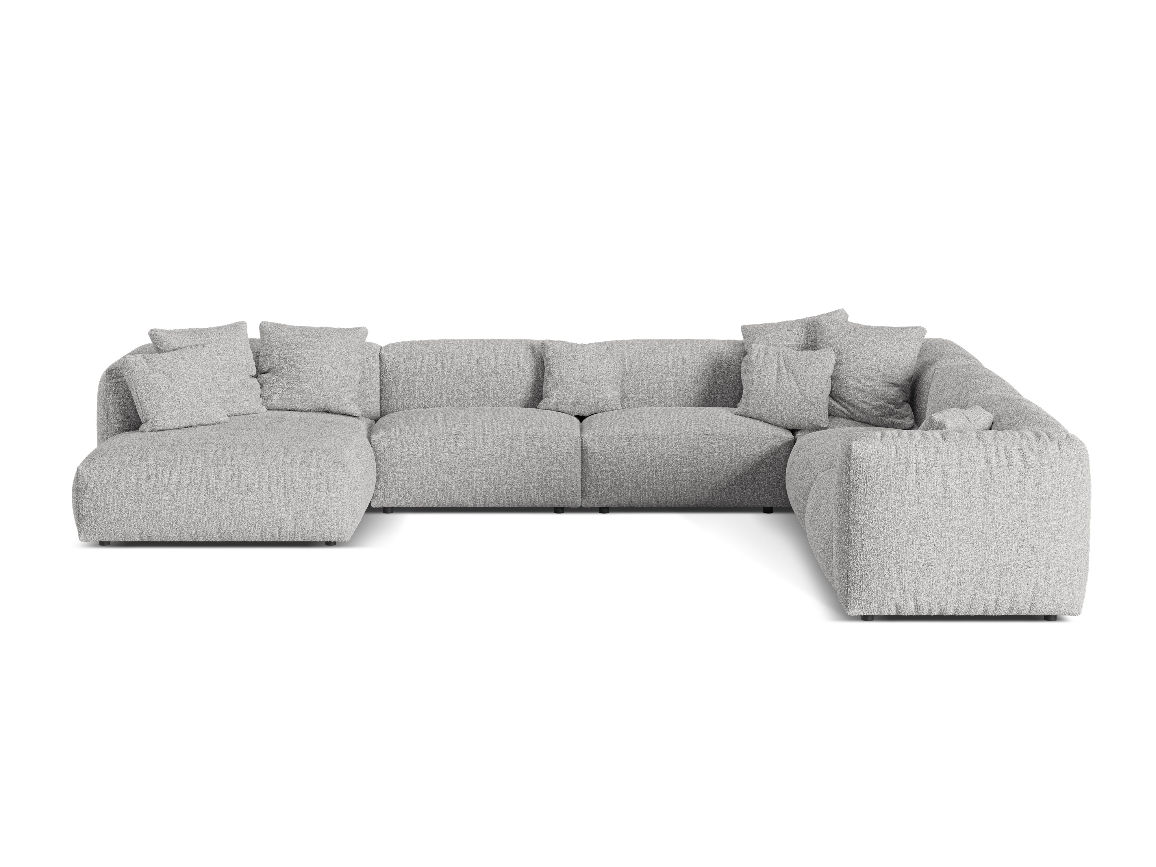 Eckgarnitur Martina, 404x312cm, Material: Boucle