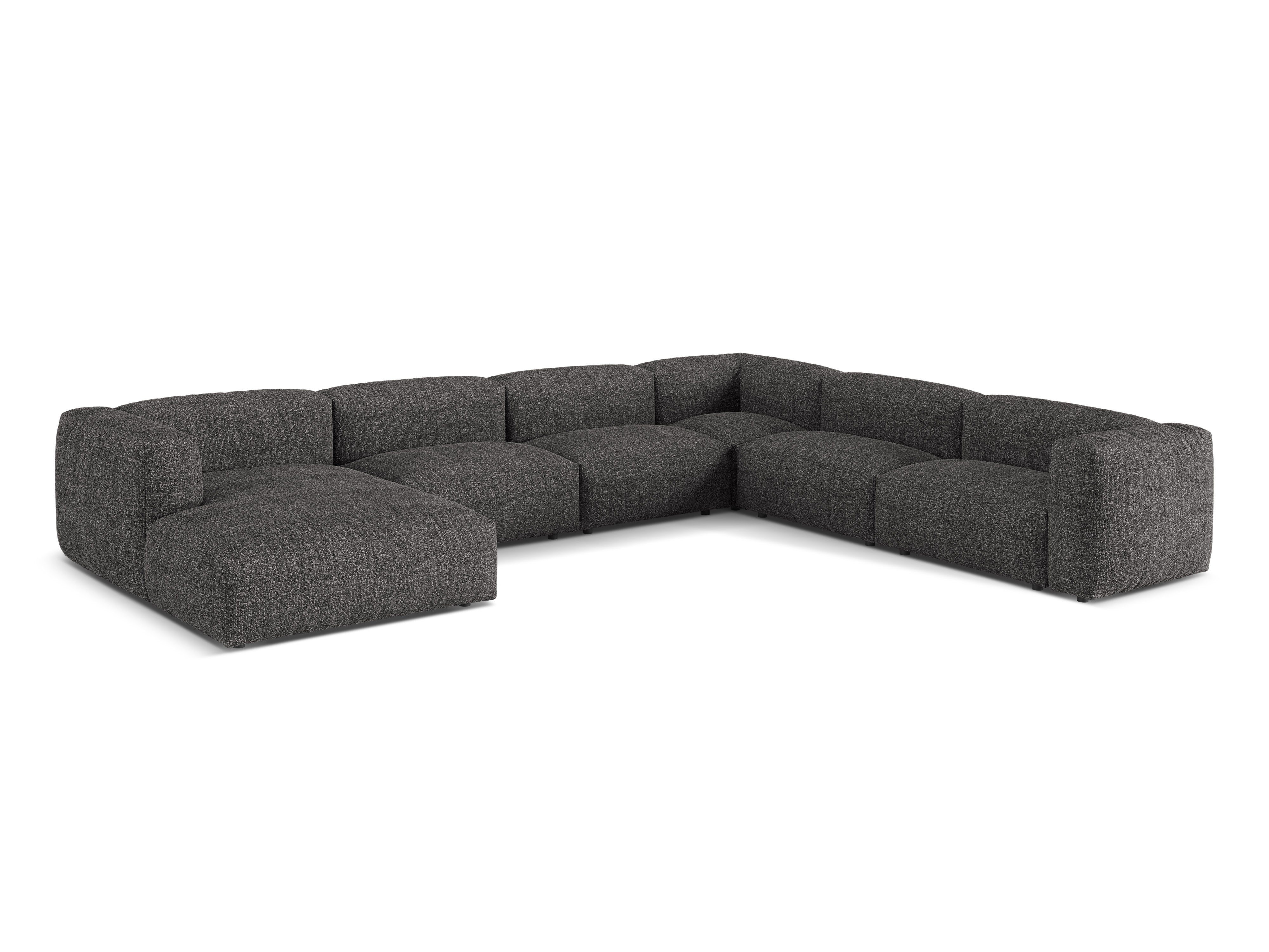 Eckgarnitur Martina, 404x312cm, Material: Boucle