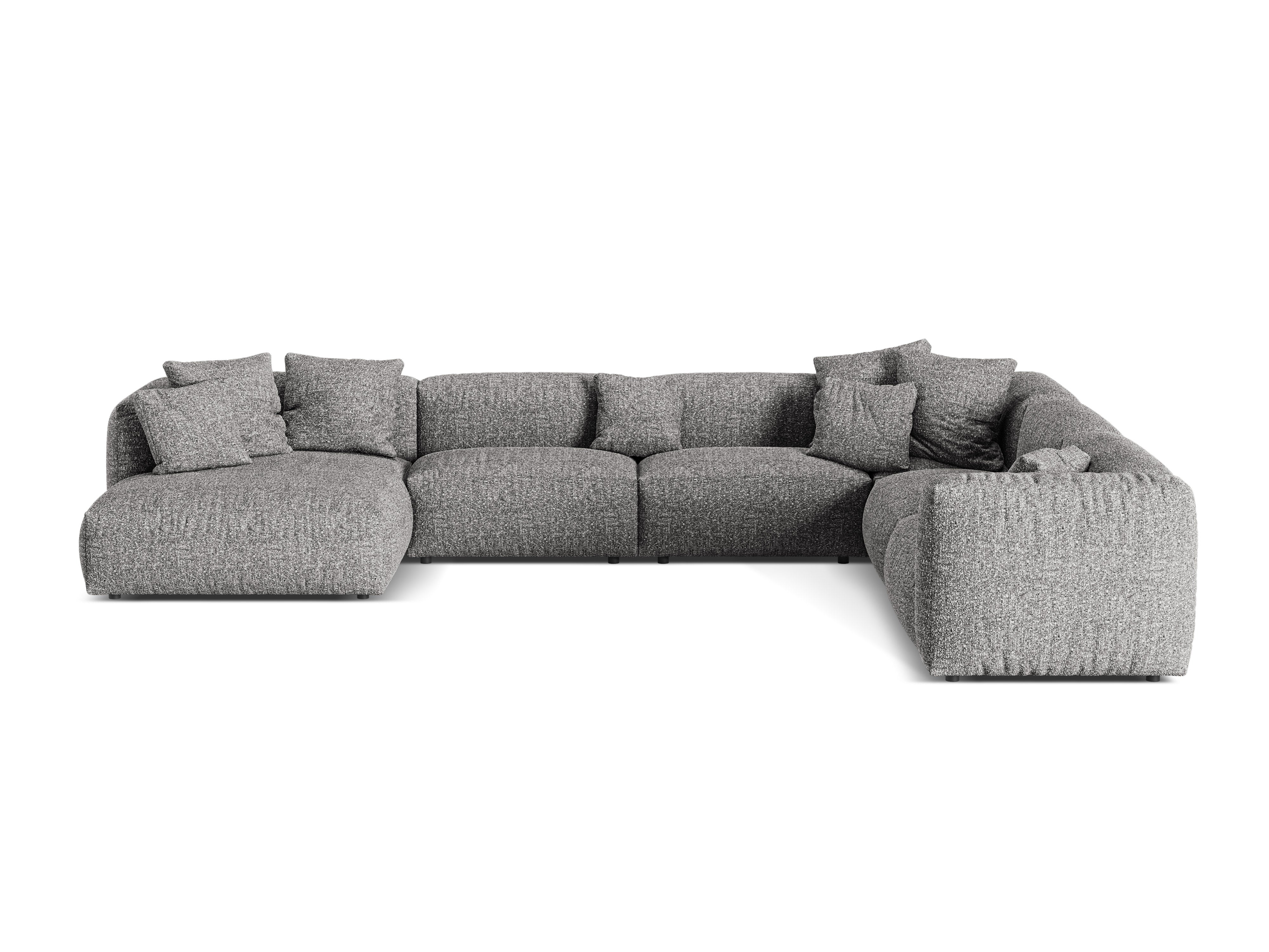 Eckgarnitur Martina, 404x312cm, Material: Boucle