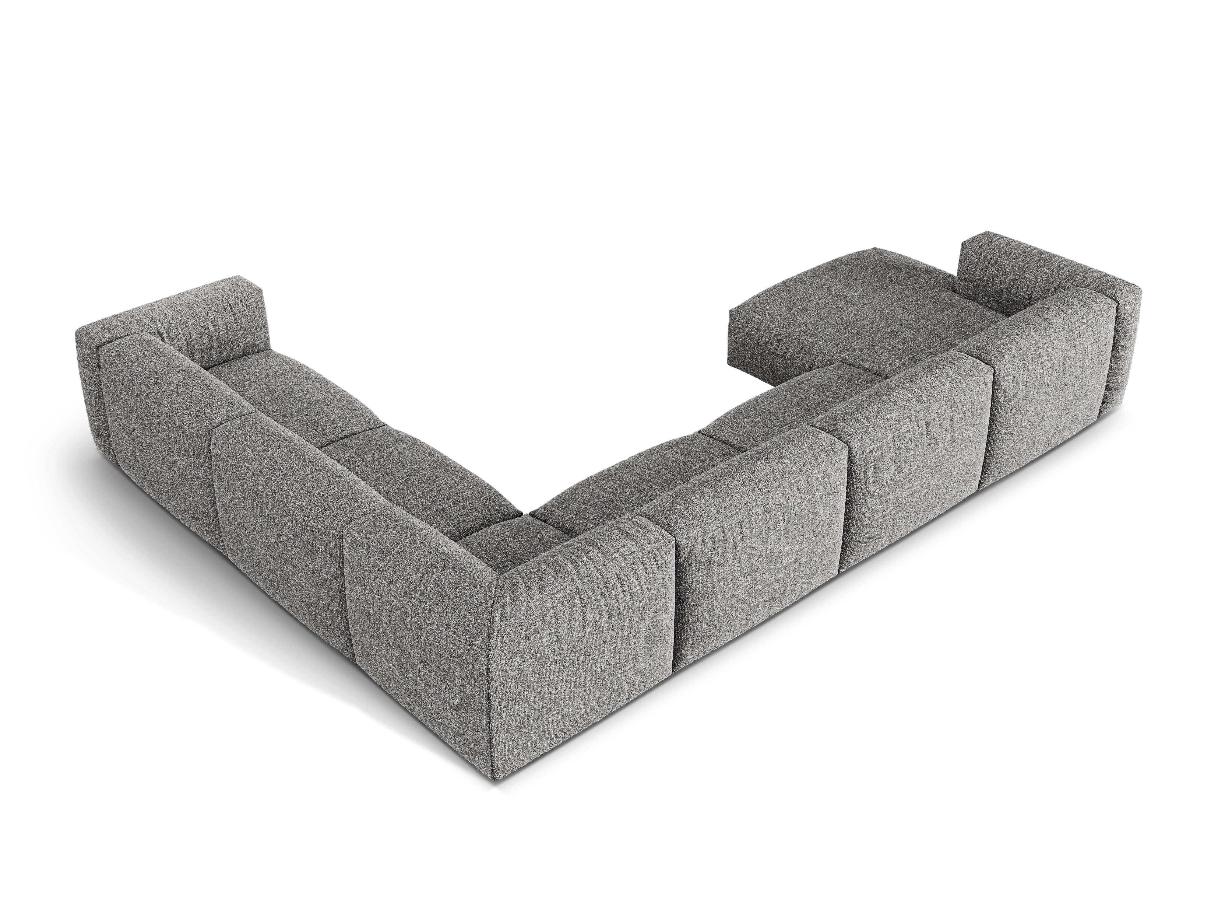 Eckgarnitur Martina, 404x312cm, Material: Boucle