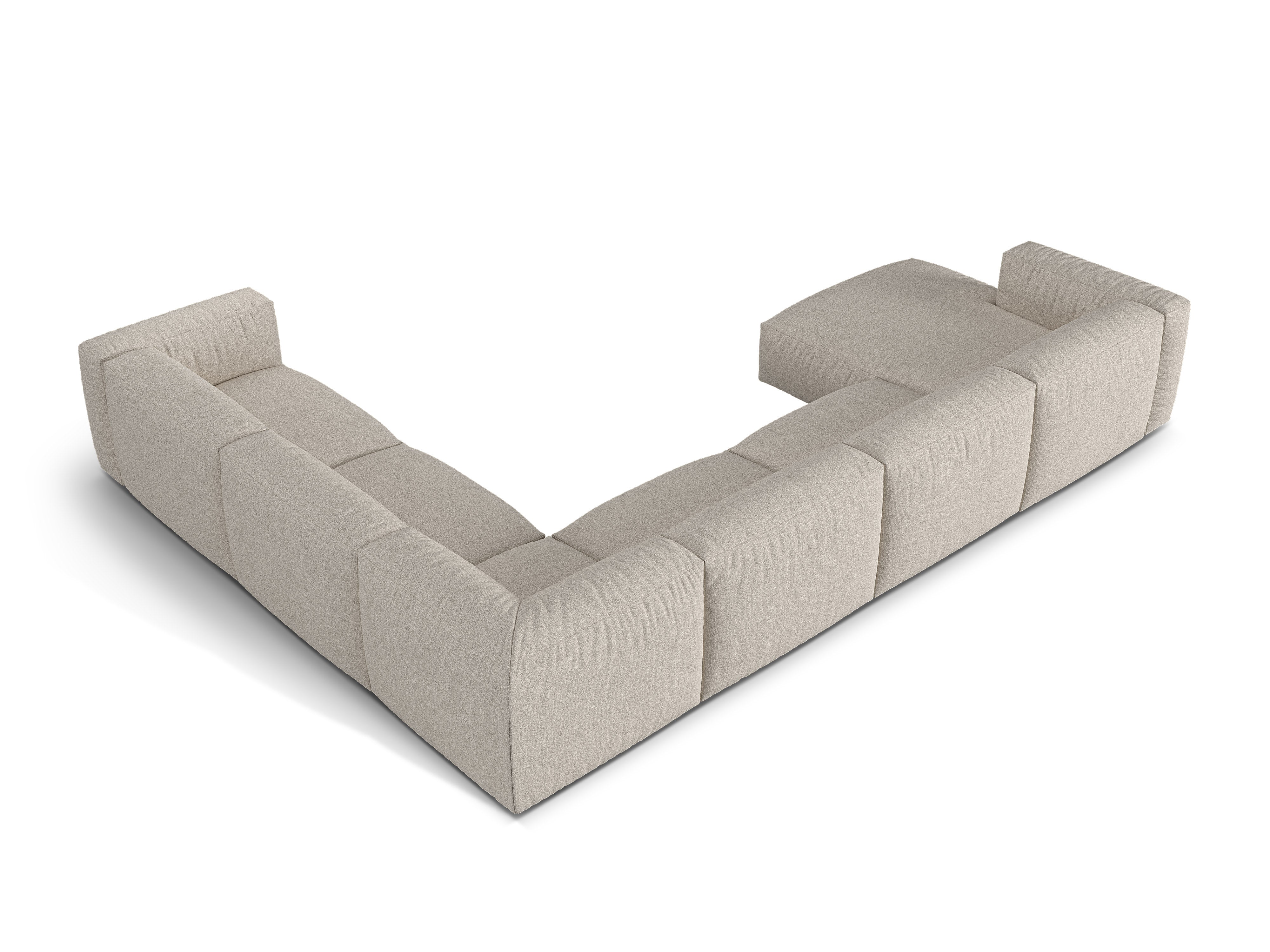 Eckgarnitur Martina, 404x312cm, Material: Boucle