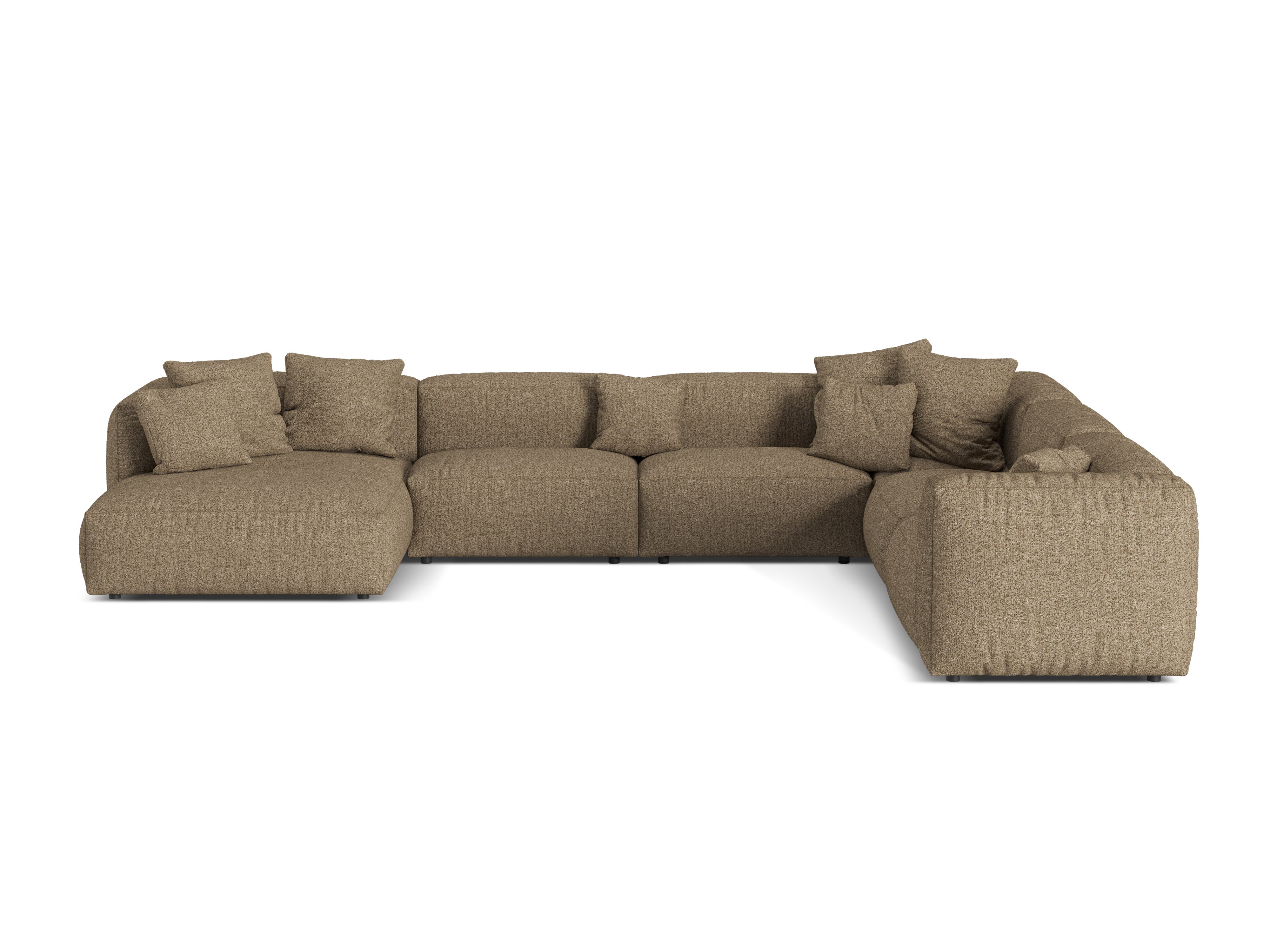 Eckgarnitur Martina, 404x312cm, Material: Boucle